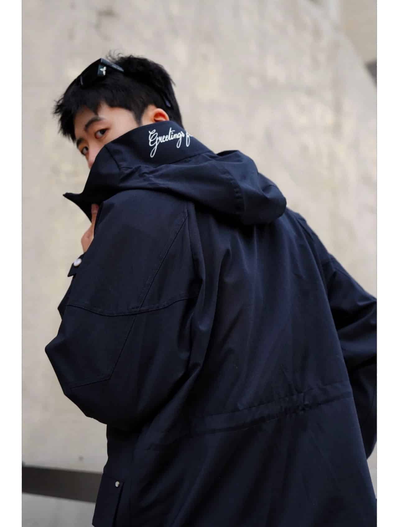 LV Technical Wool Parka