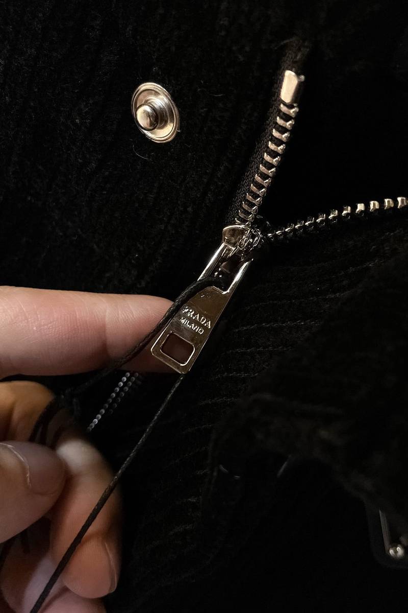 Corduroy down vest