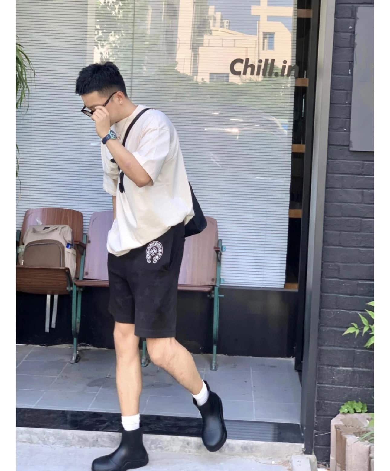 Chrome Hearts T-shirt+Shorts