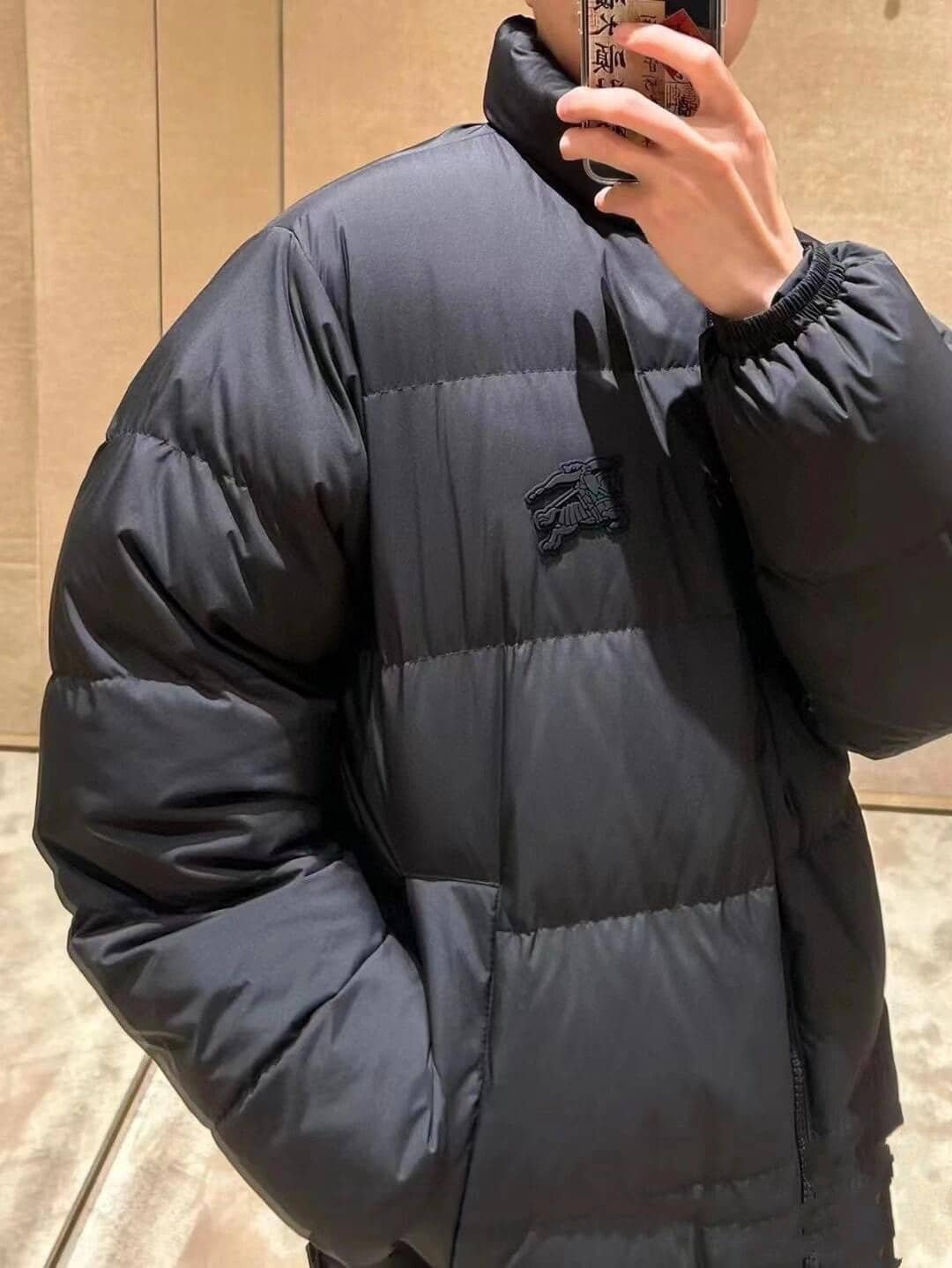 Reversible Check Puffer Jacket