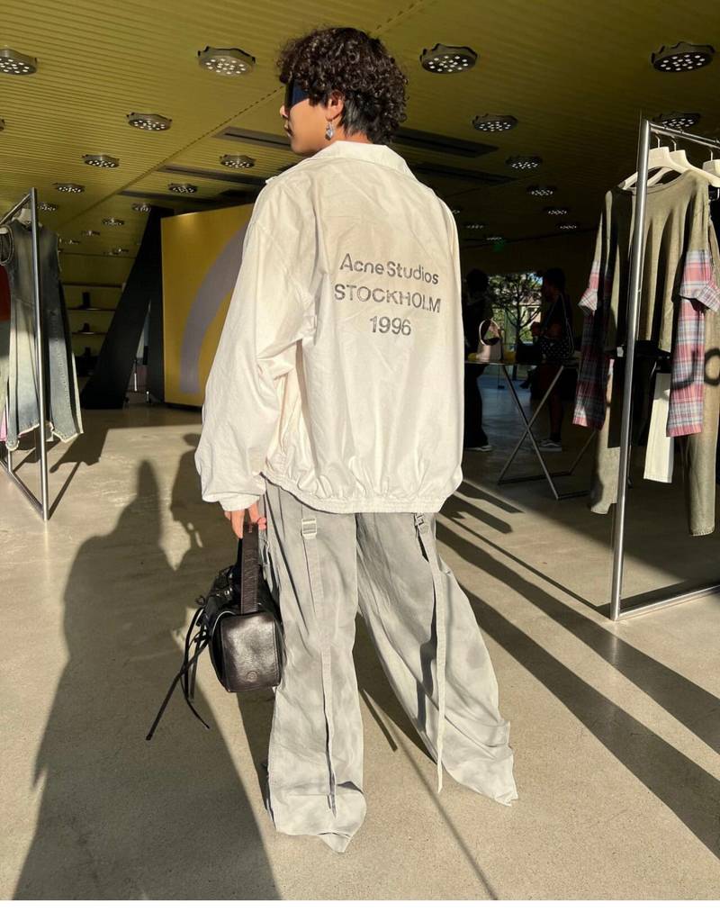 Logo zipper jacket