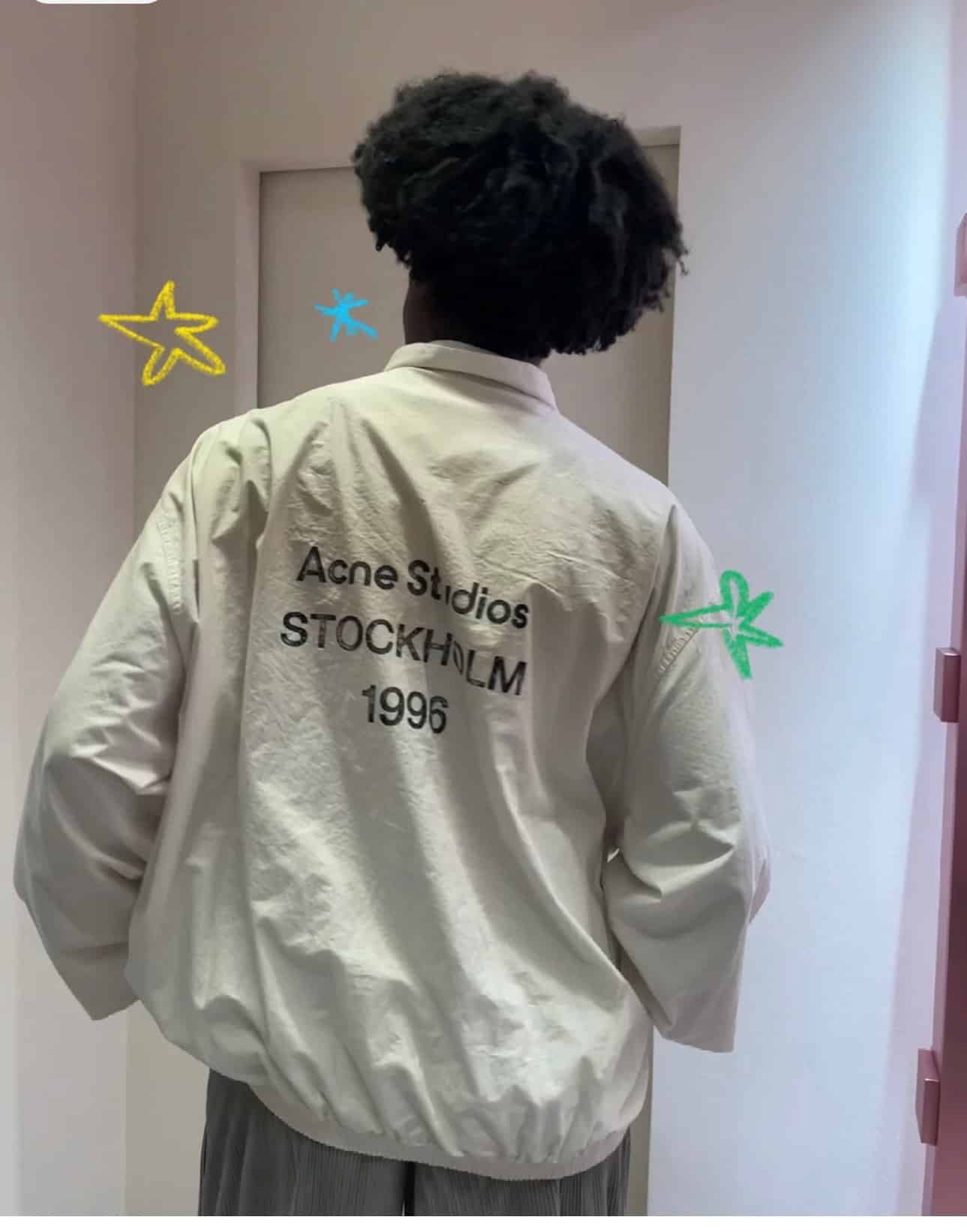 Logo zipper jacket