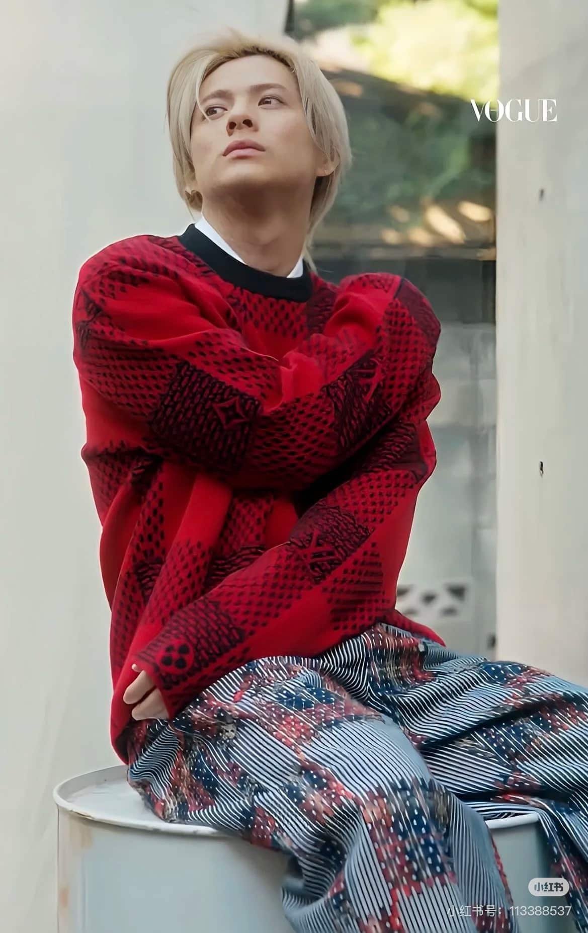 LV Damier Wool Crewneck