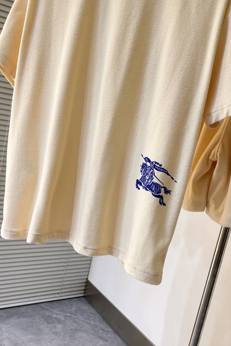 Burberry Cotton Towelling T-shirt+Cotton Towelling Shorts