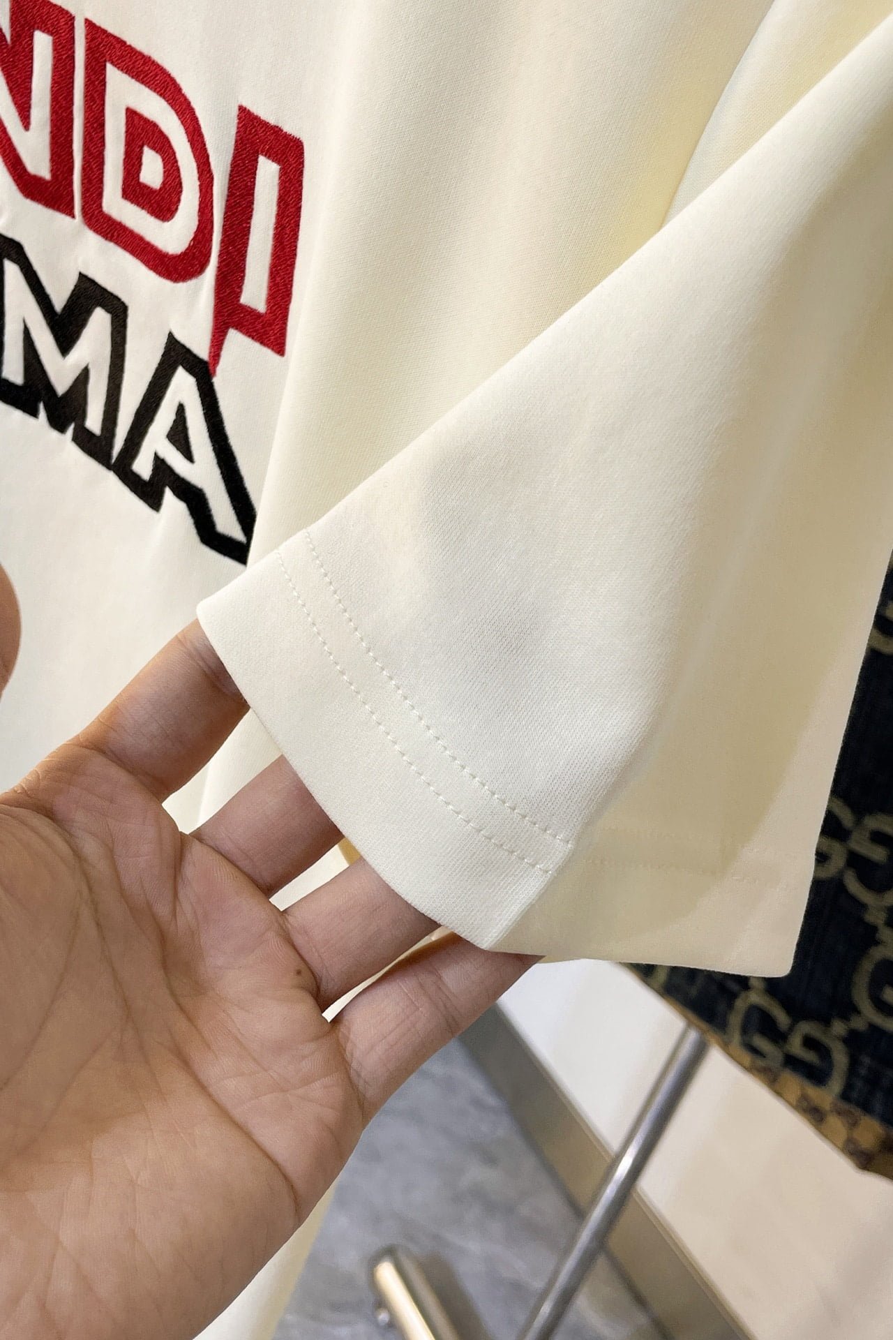 Fendi Embroidered T-shirt