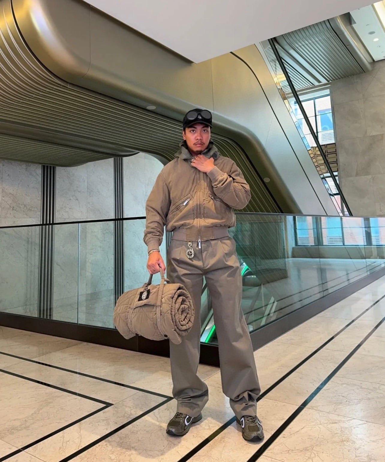 DIOR AND STONE ISLAND Bomber Jacket
