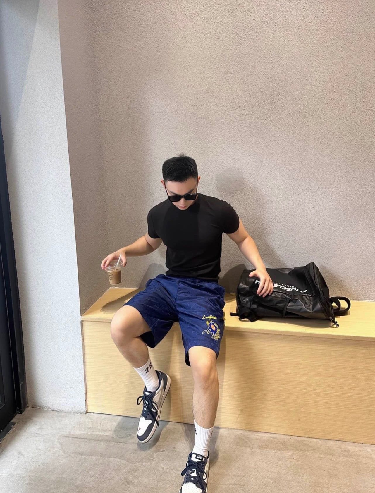 LV x Yayoi Kusama shorts
