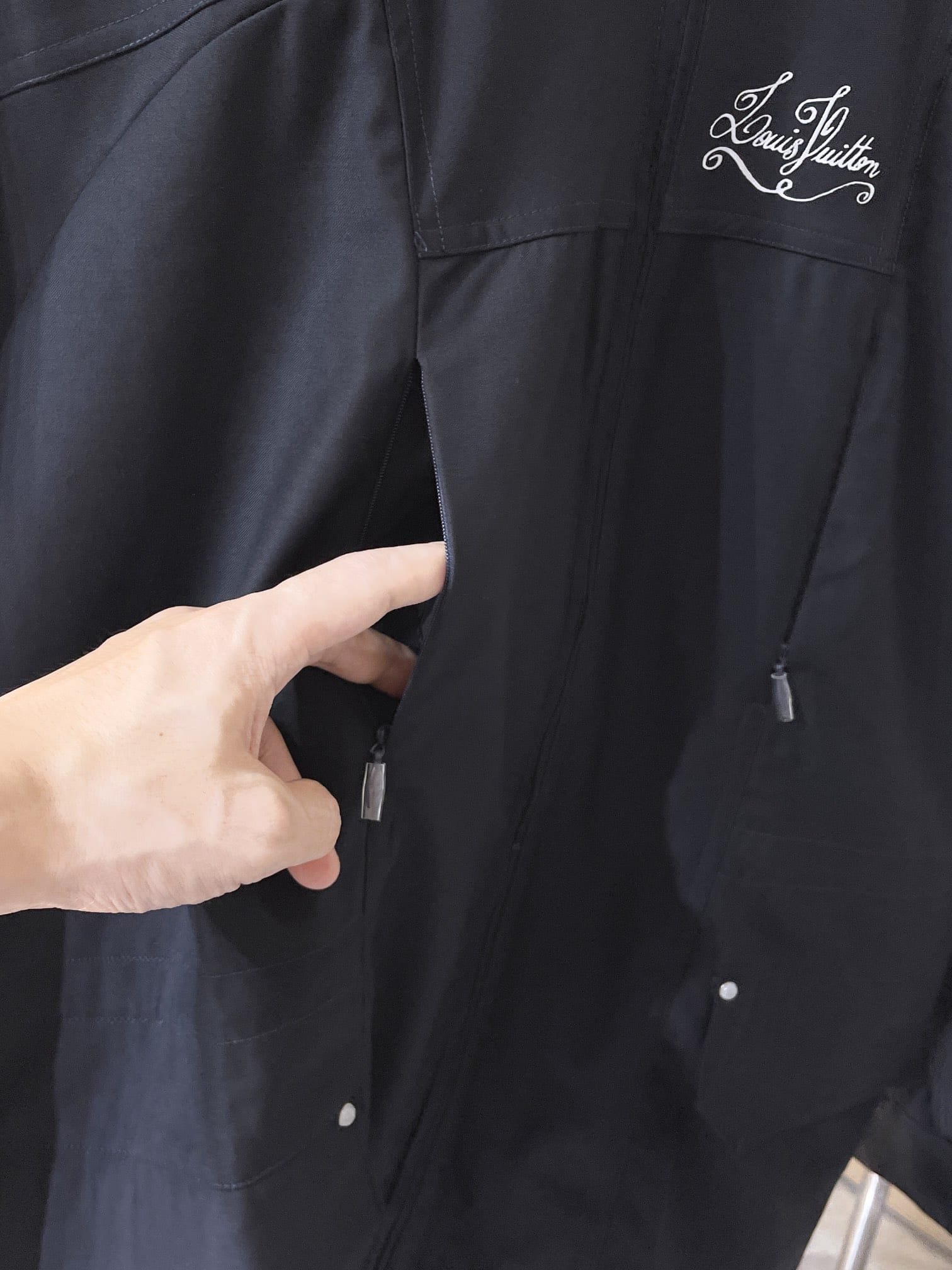 LV Technical Wool Parka