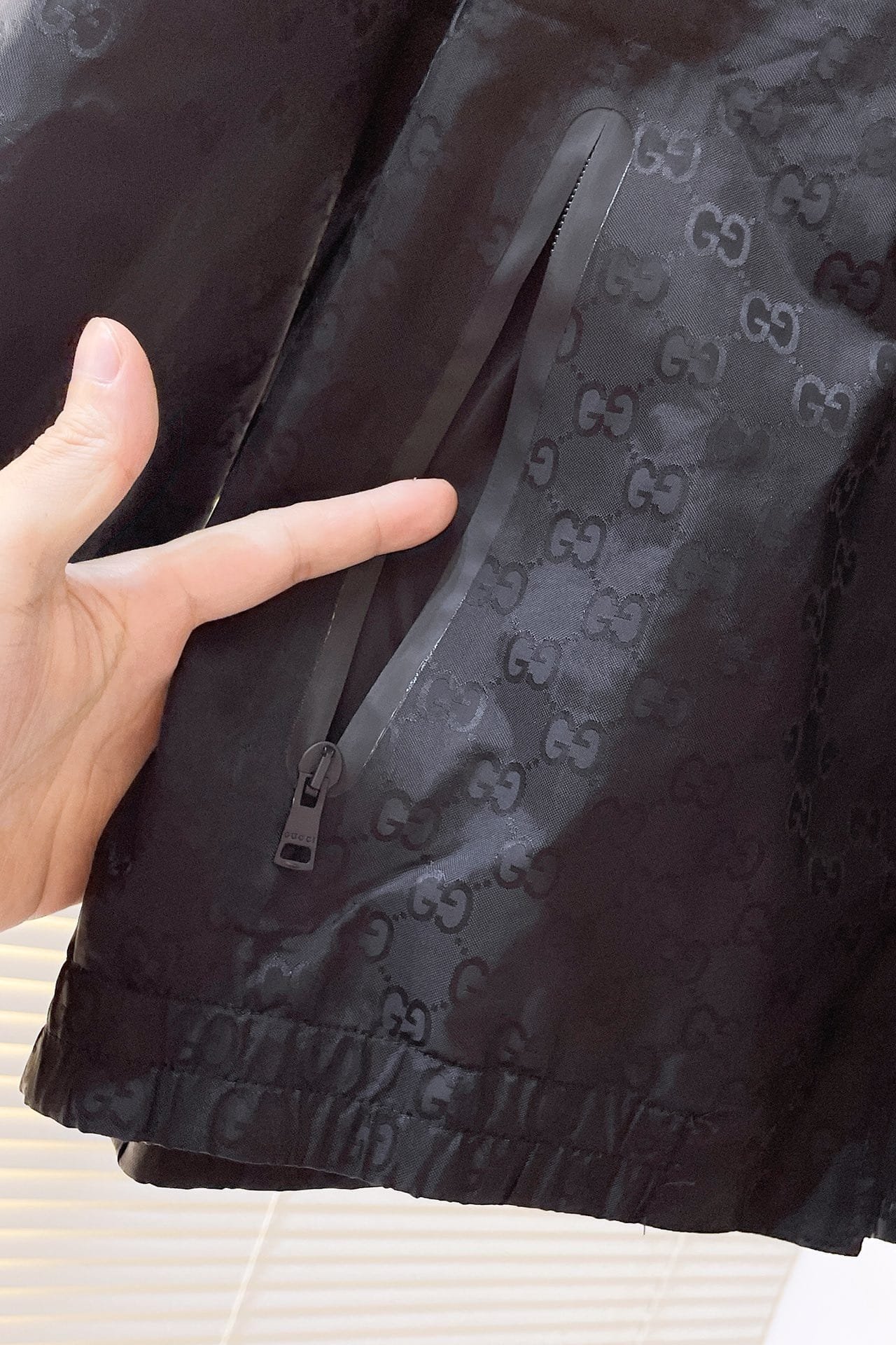 Gucci lightweight gg nylon jacquard jacket