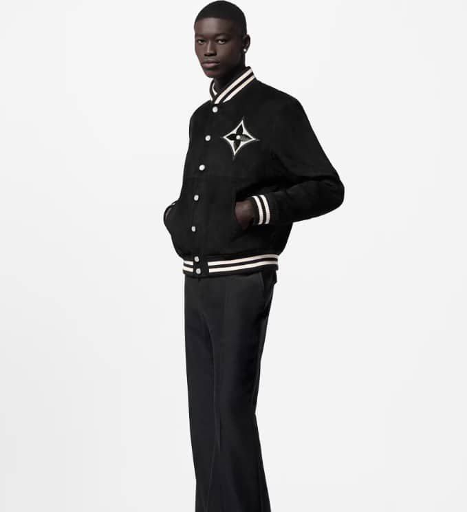 Embellished Lambskin Bomber Blouson