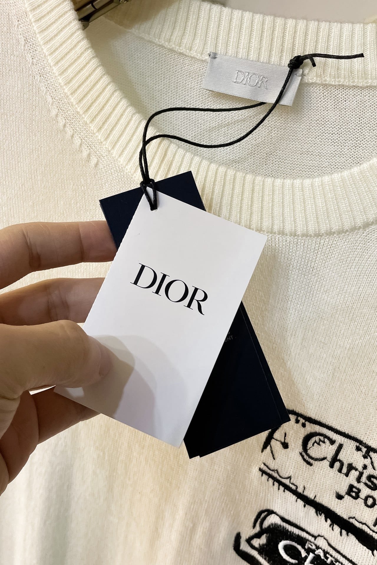 Dior Archives Labels Sweater