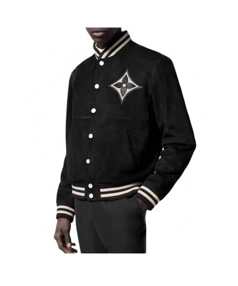 Embellished Lambskin Bomber Blouson