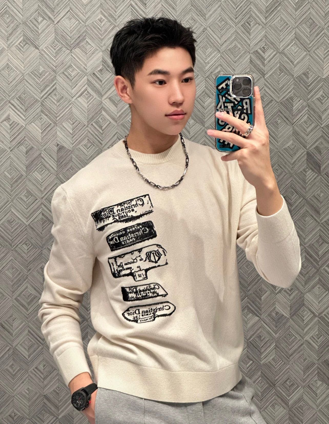 Dior Archives Labels Sweater