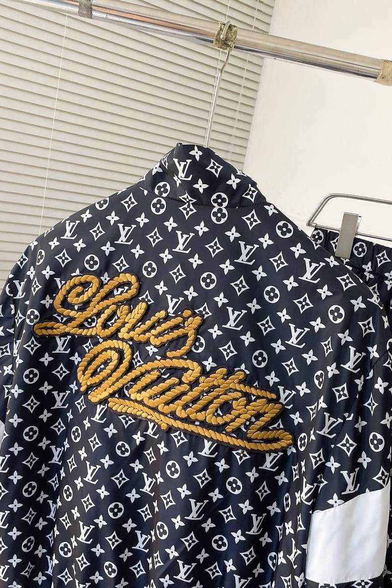 LV Monogram Printed Technical Track Top+Pants