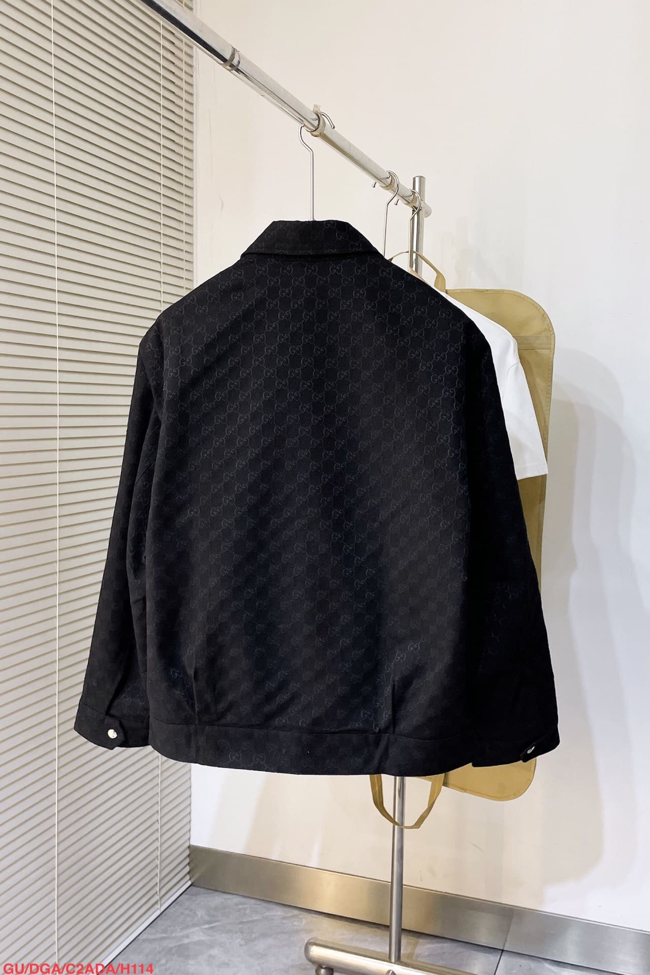 Reversible GG jacket