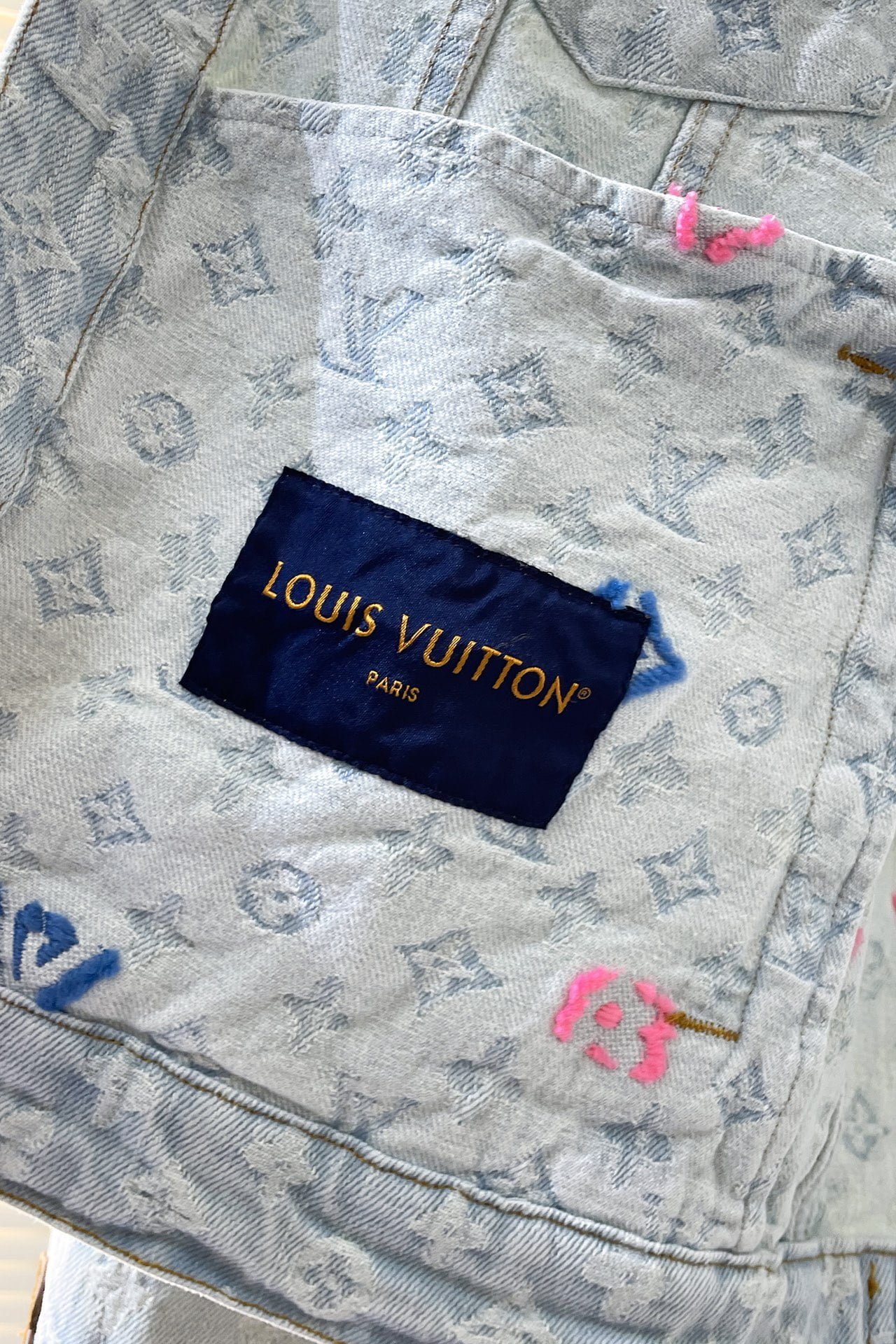 LV Monogram Denim Jacket+Pants
