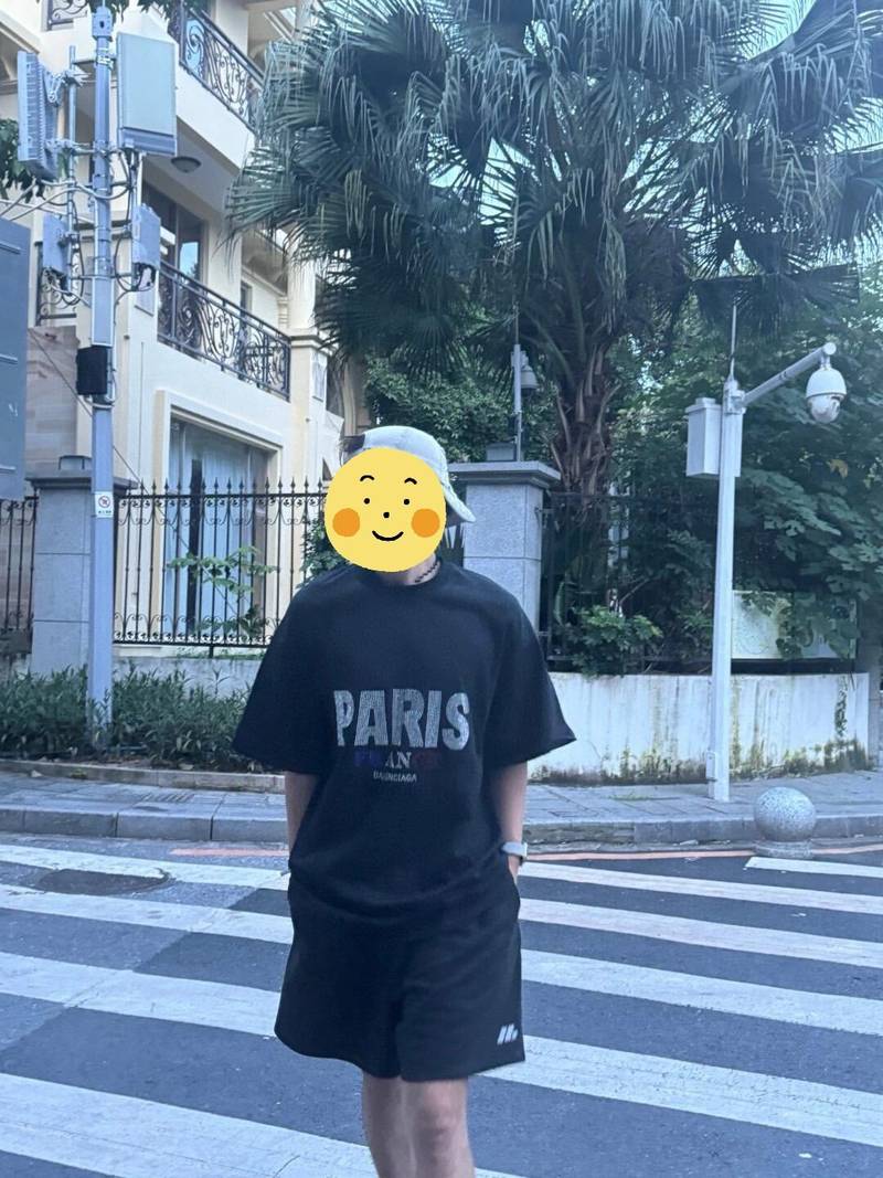 Balenciaga Paris Strass T-Shirt