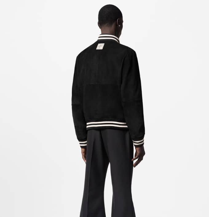 Embellished Lambskin Bomber Blouson