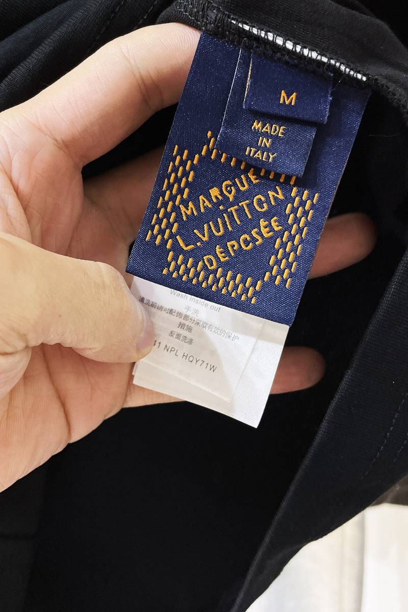 LV Embroidered Signature Cotton T-Shirt