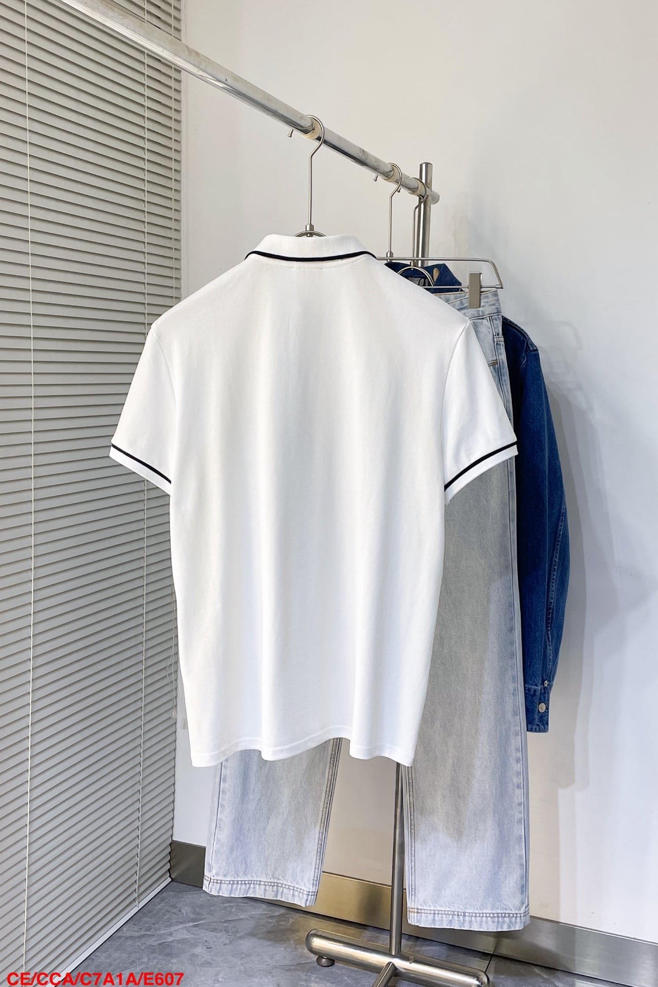 Celine classic polo shirt in cotton pique