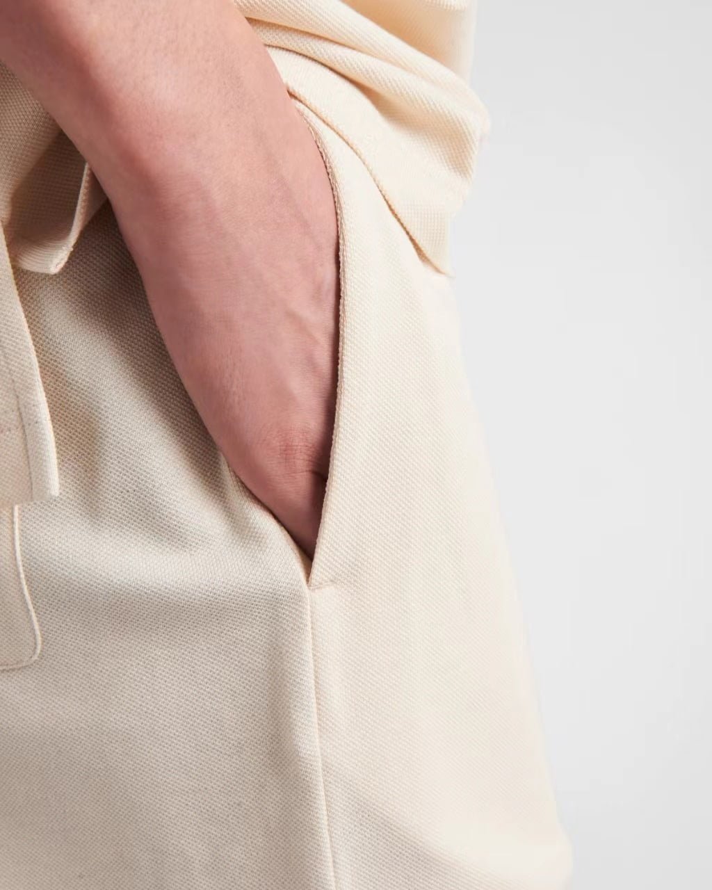 Prada Cotton polo shirt+shorts