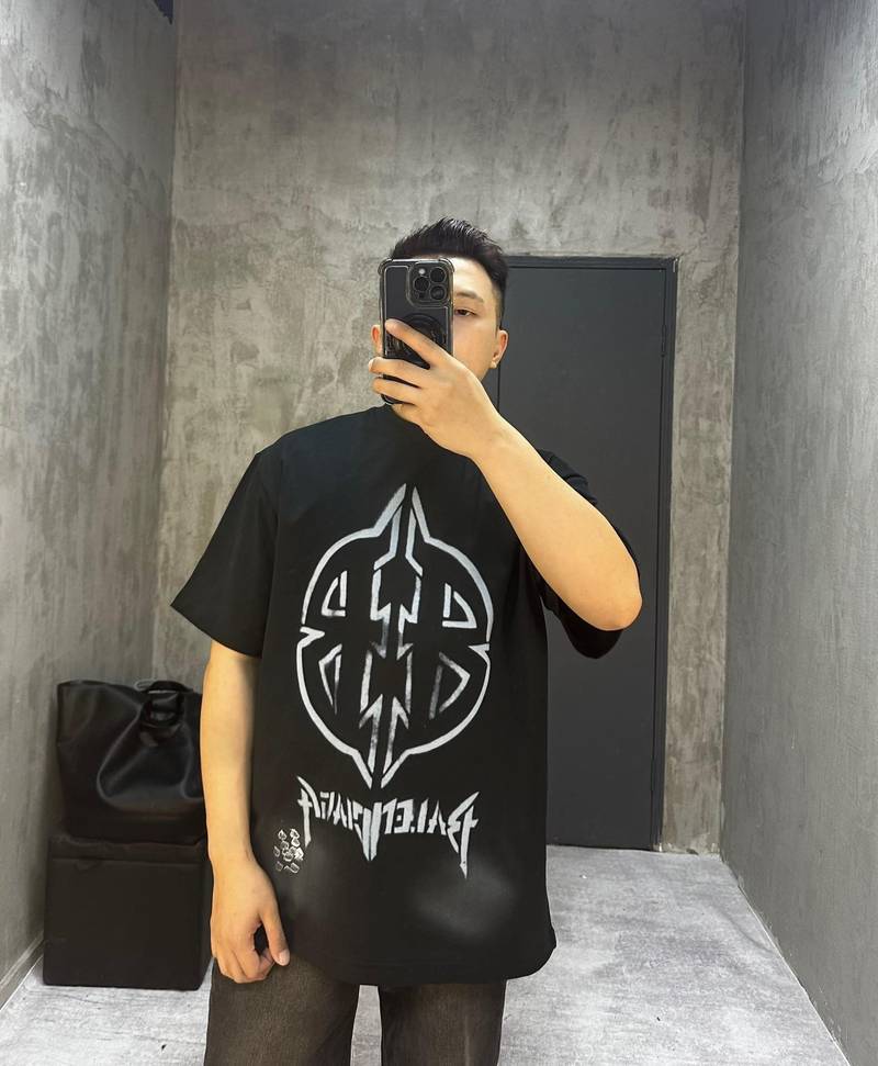 Balenciaga METAL BB STENCIL T-SHIRT