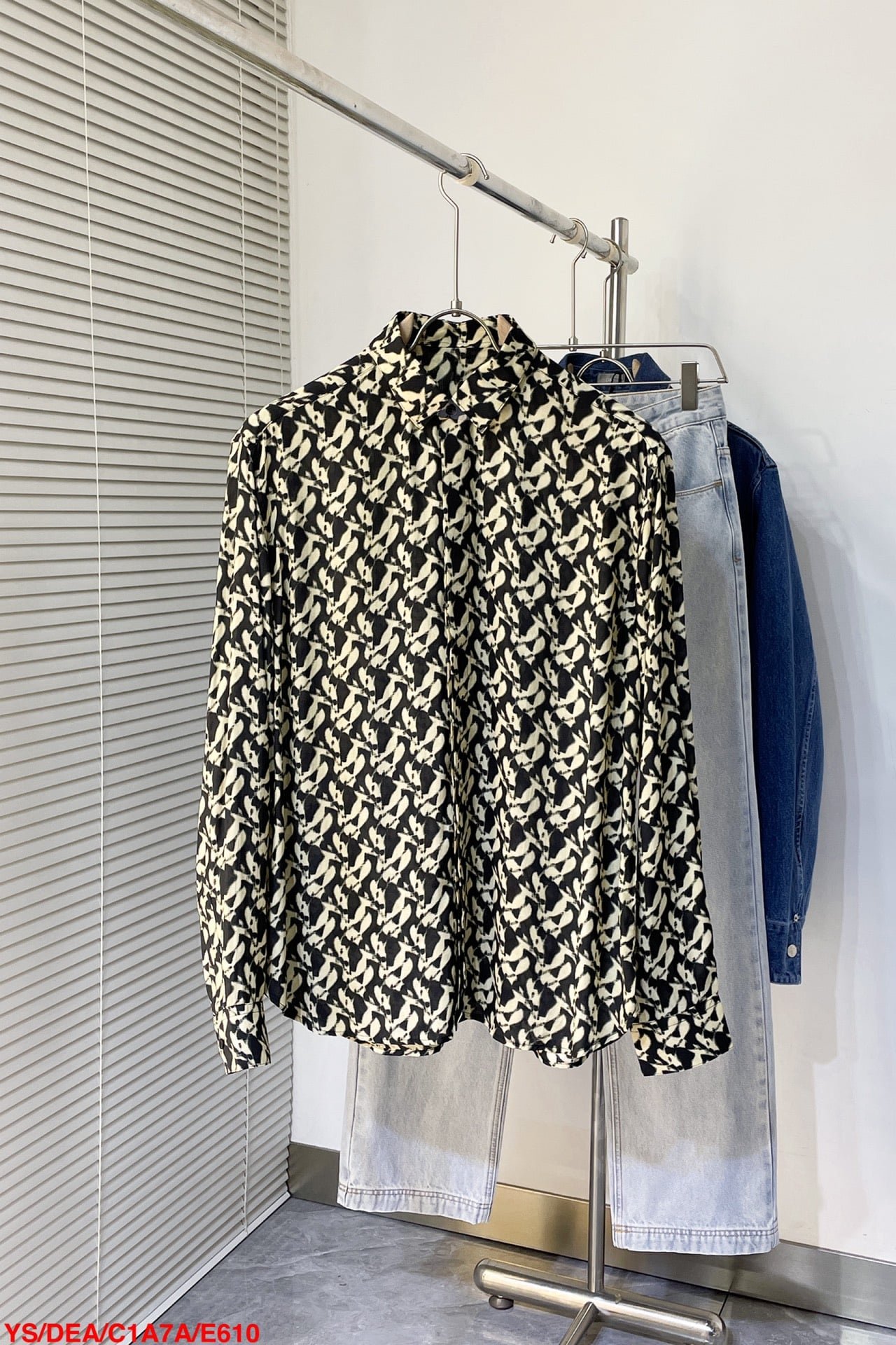 YSL shirt in viscose voile