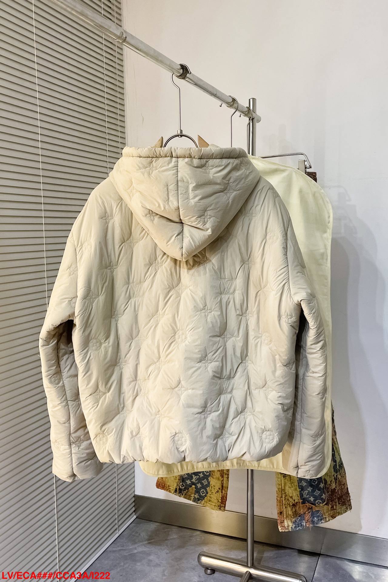 Monogram Quilted Nylon Hooded Blouson