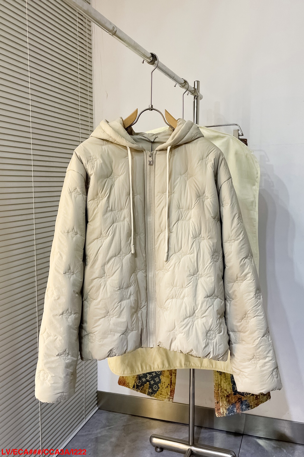 Monogram Quilted Nylon Hooded Blouson