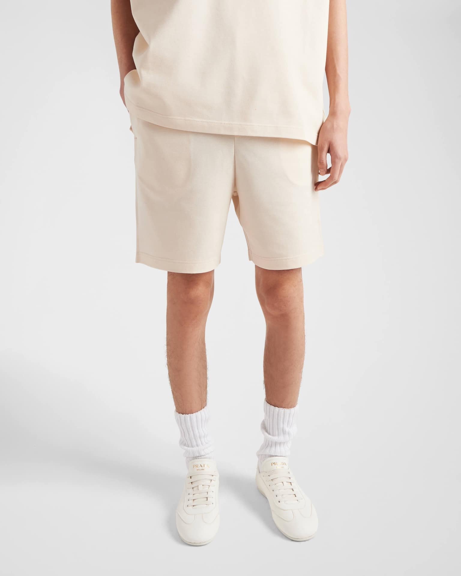 Prada Cotton polo shirt+shorts