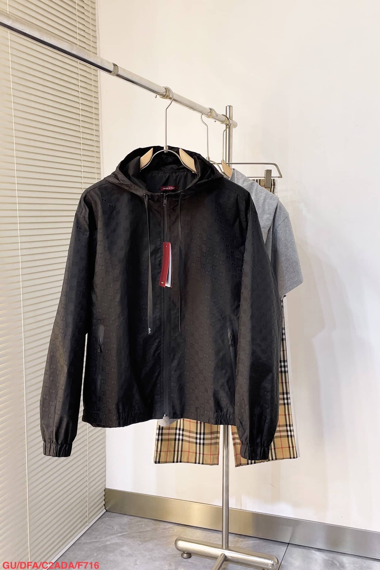 Gucci lightweight gg nylon jacquard jacket