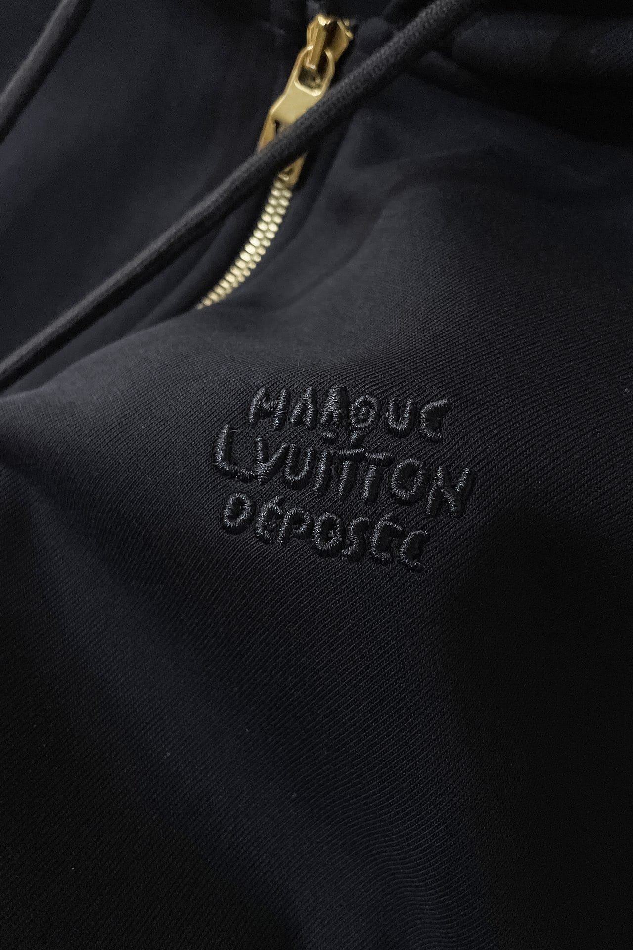 Embroidered Zipped Jersey Hoodie+pant