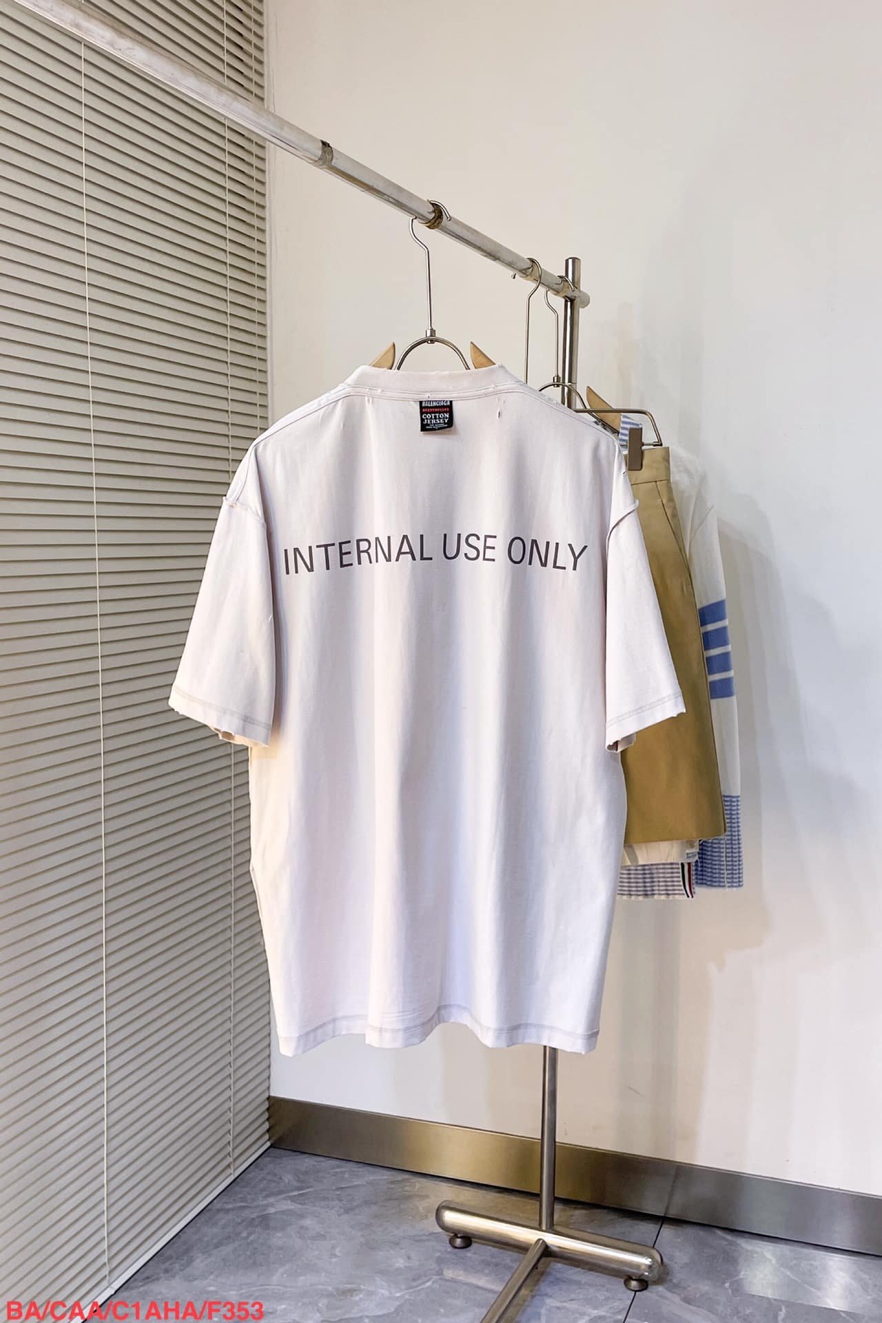 Balenciaga Internal Use Only Inside-Out T-Shirt Oversized