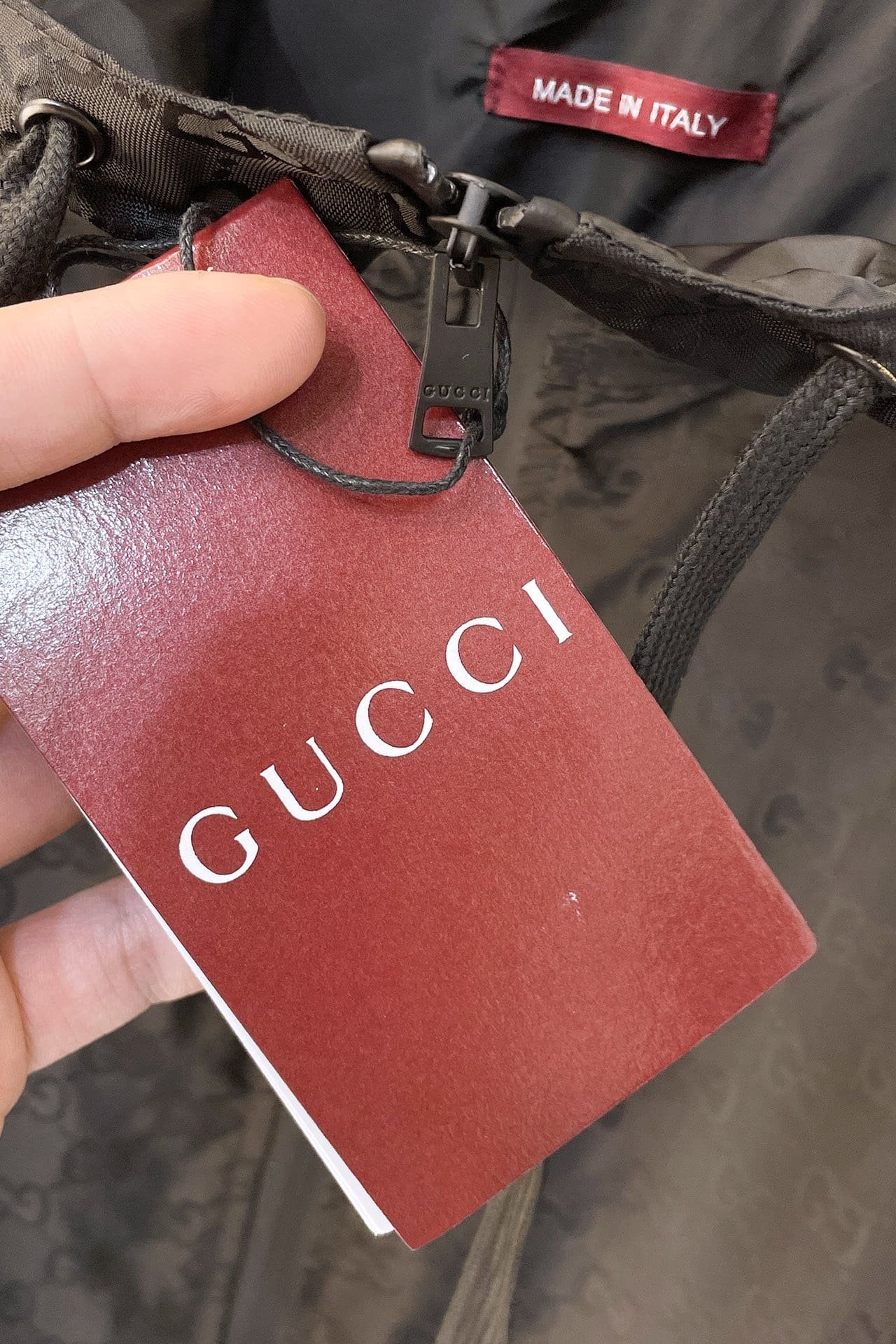 Gucci lightweight gg nylon jacquard jacket