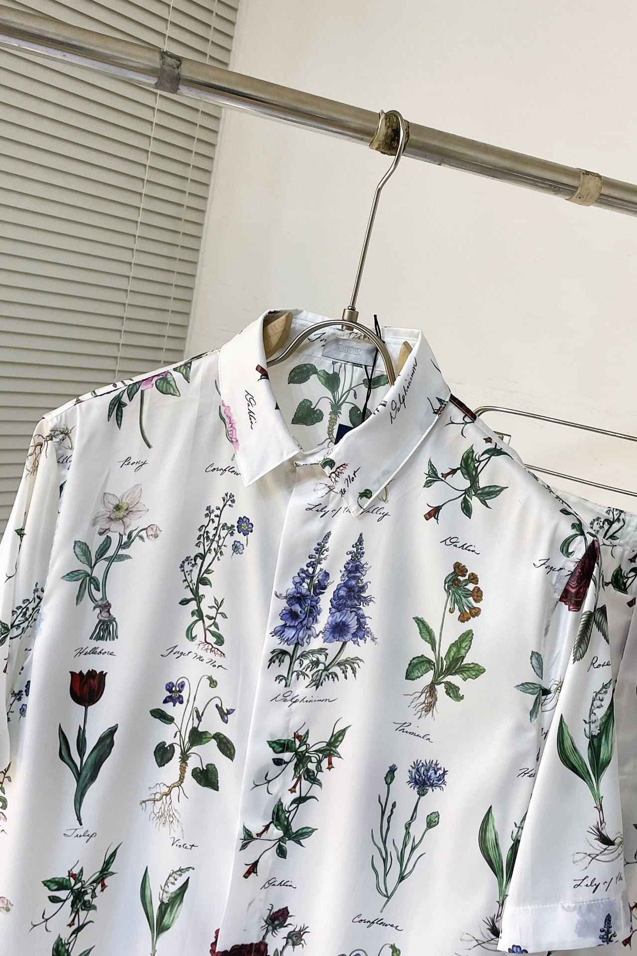 Dior Herbarium Illustration Short-Sleeved Shirt