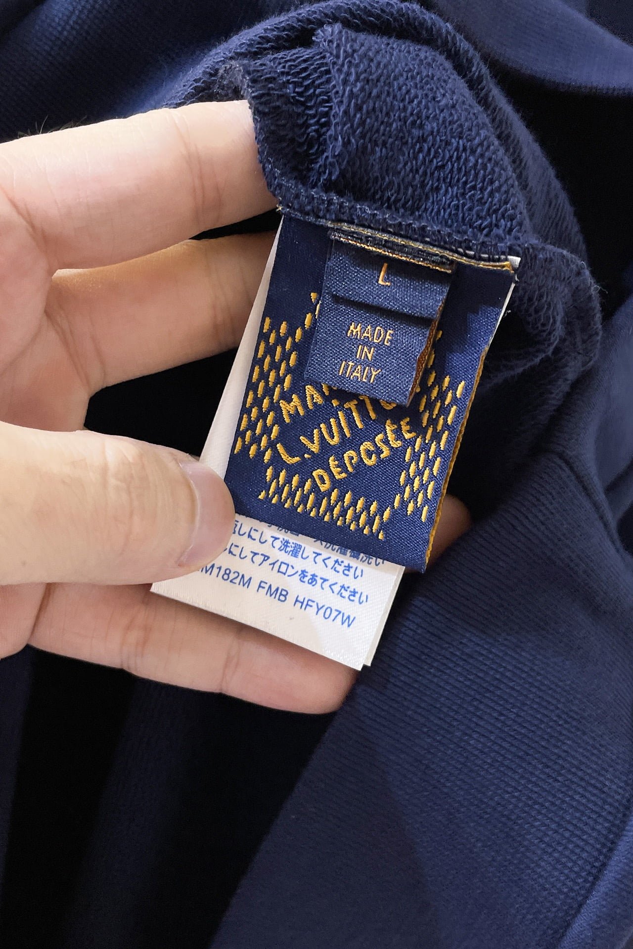 LV Cotton Jersey Hoodie