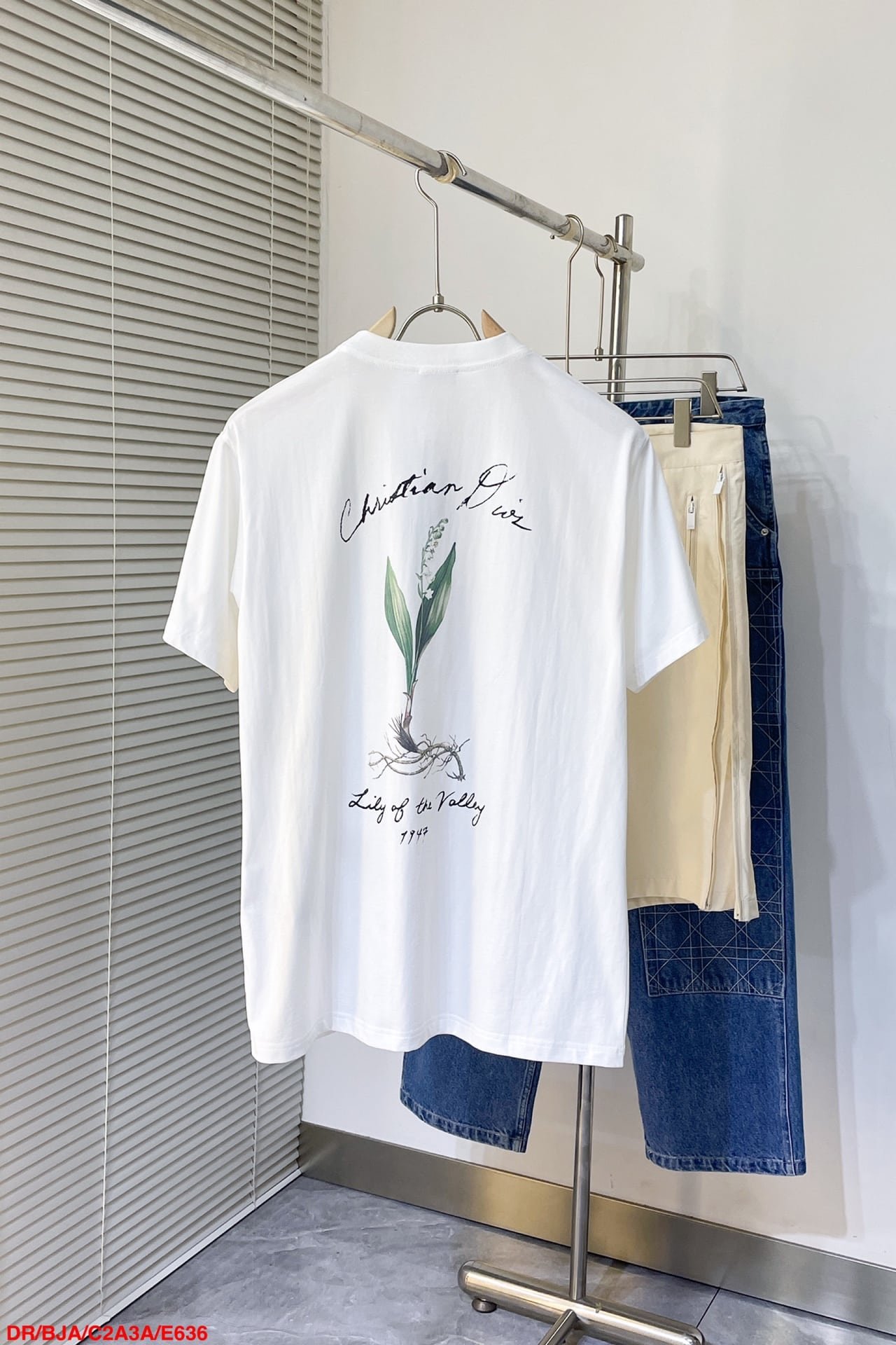Handwritten Christian Dior T-Shirt, Relaxed Fit