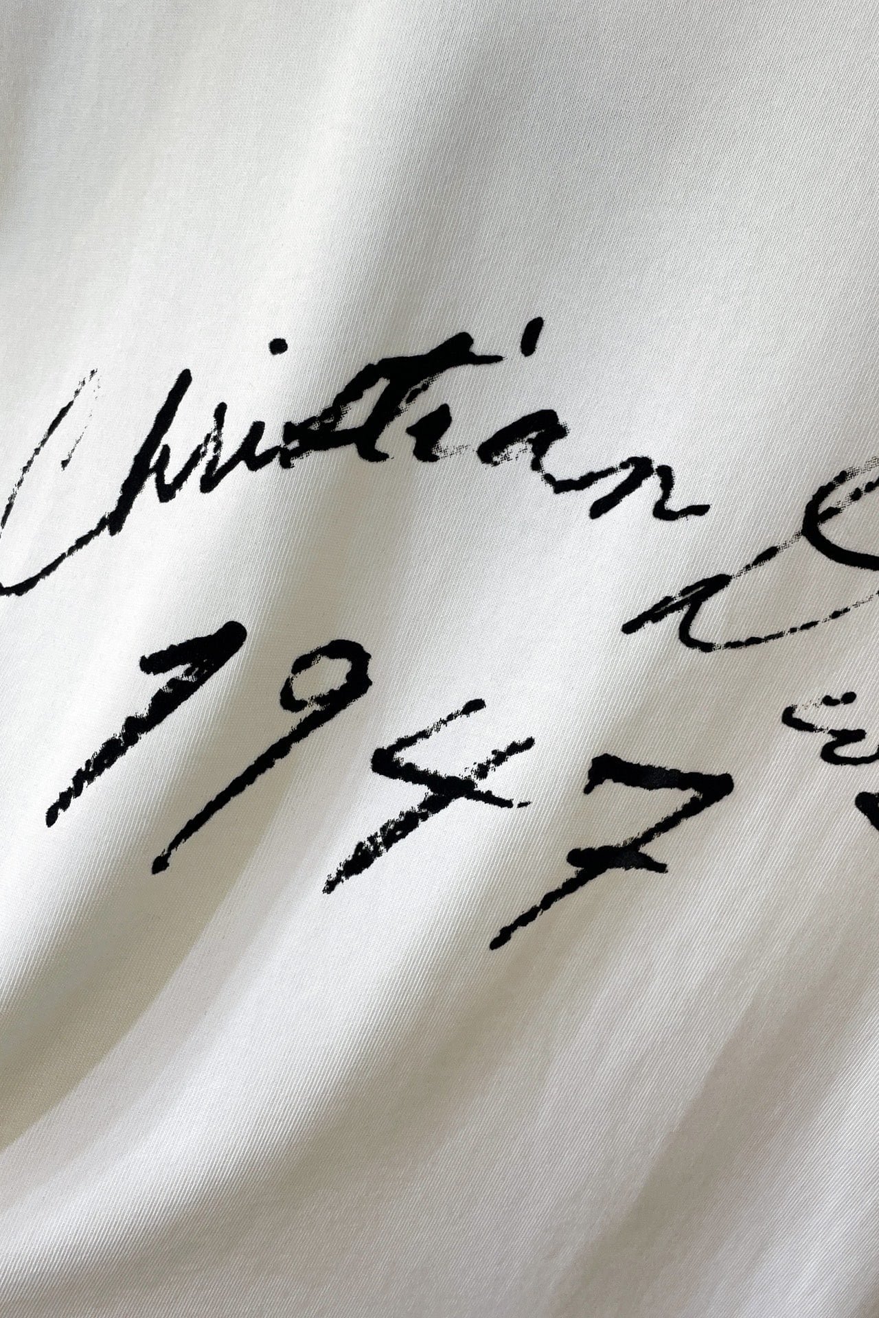 Handwritten Christian Dior Relaxed-Fit T-Shirt