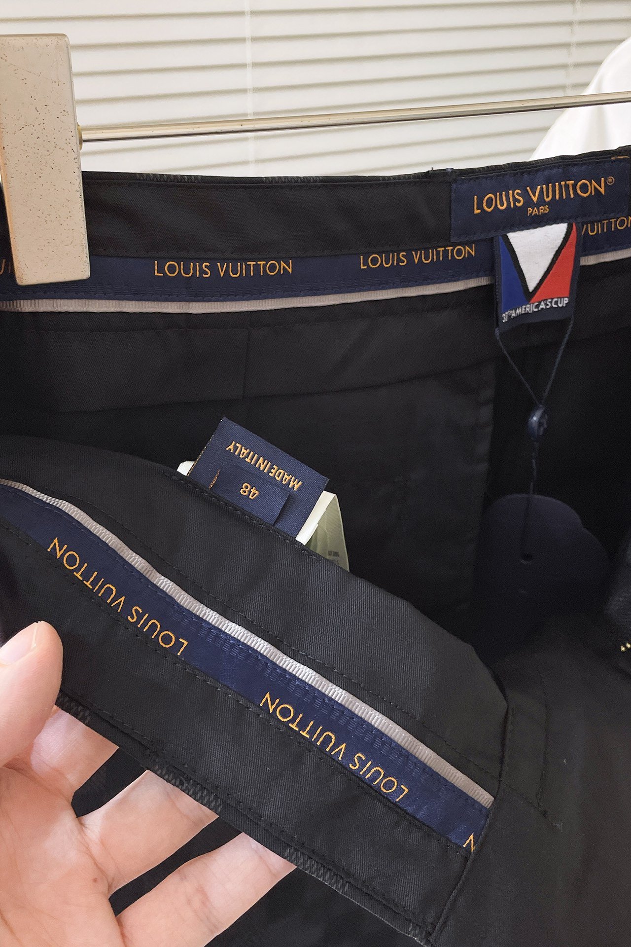 LV Damier Cotton Casual Shorts