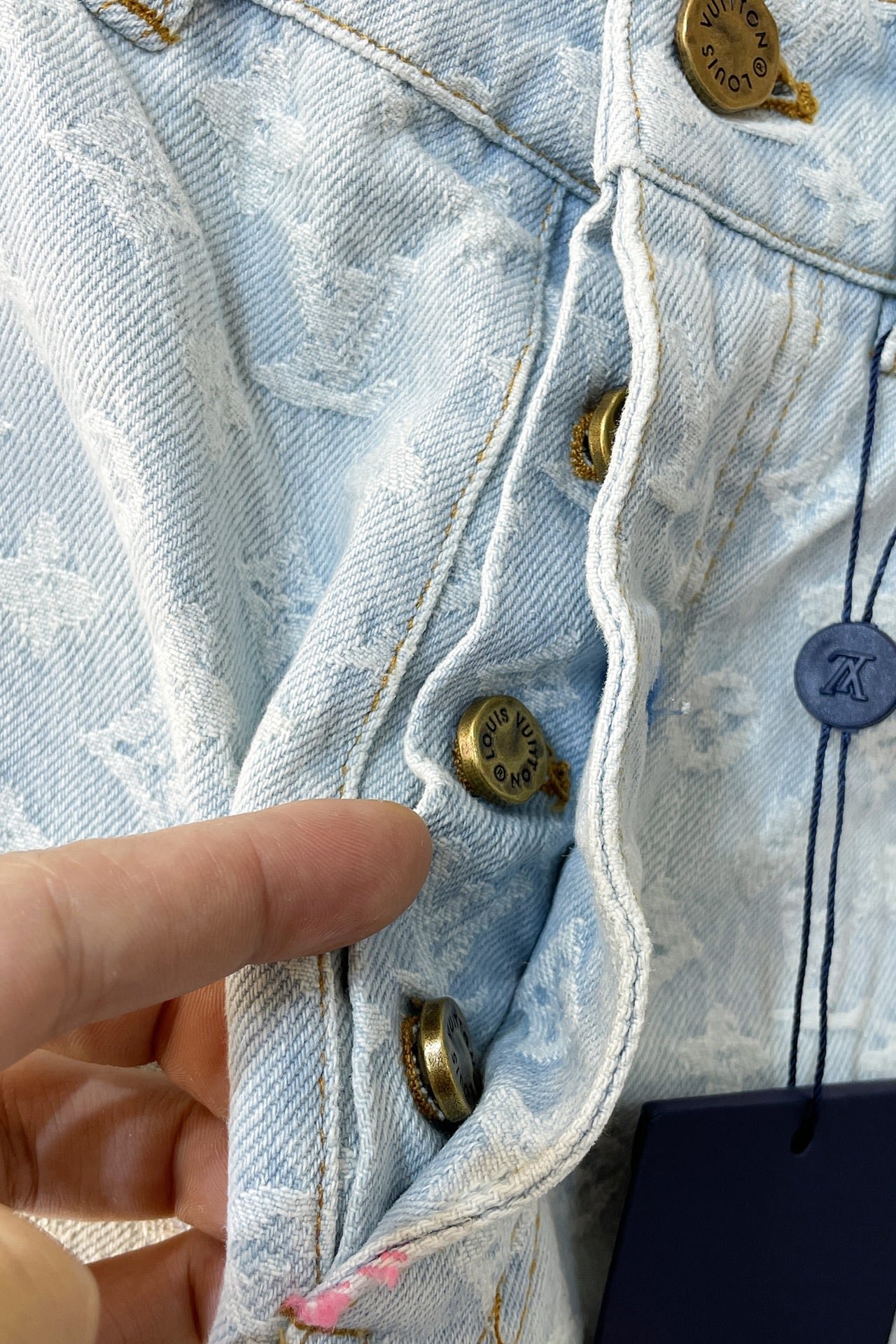 LV Monogram Denim Jacket+Pants