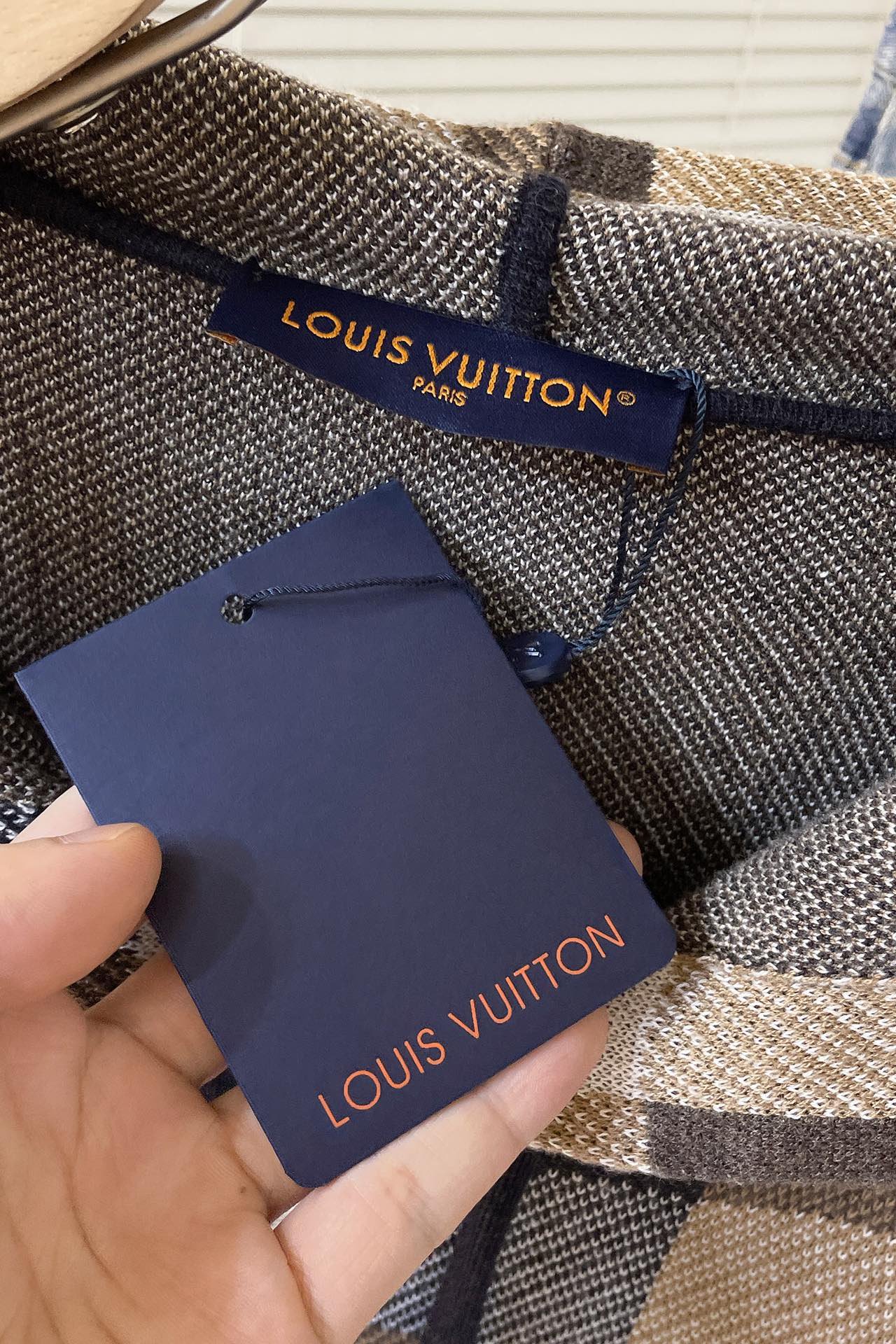 LV Damier Cashmere And Wool-Blend Hoodie