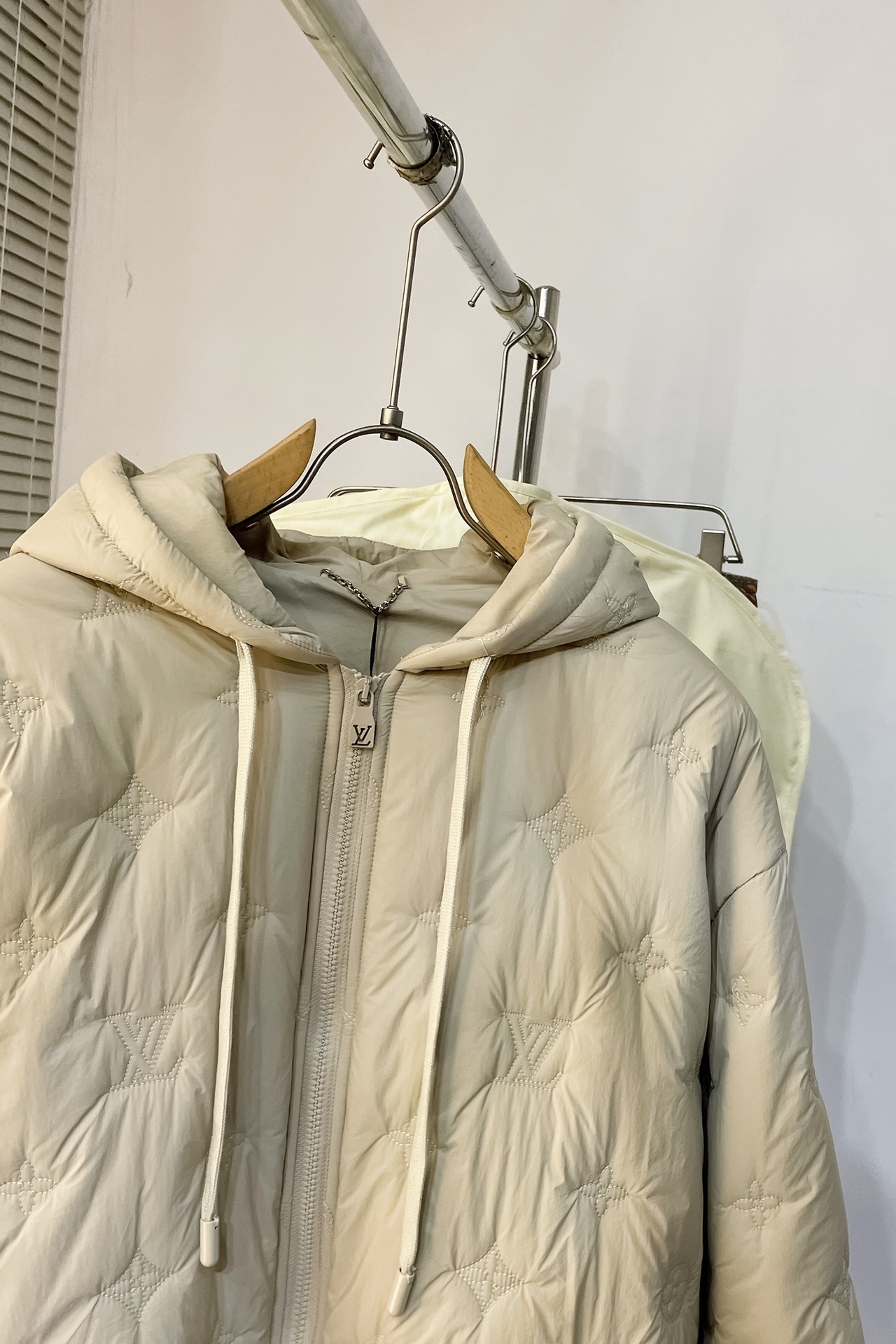 Monogram Quilted Nylon Hooded Blouson