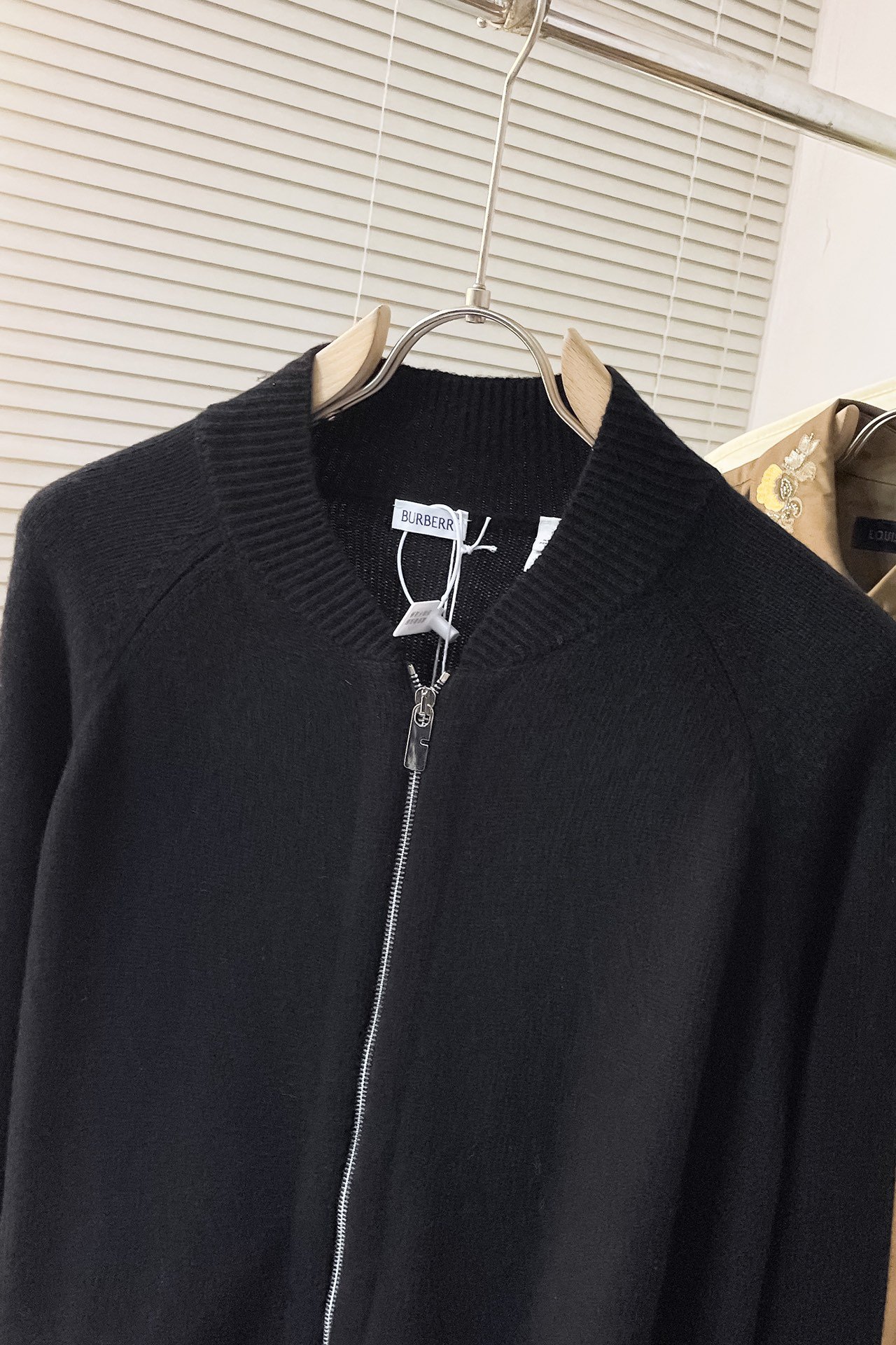 B Shield Wool Blend Bomber Jacket