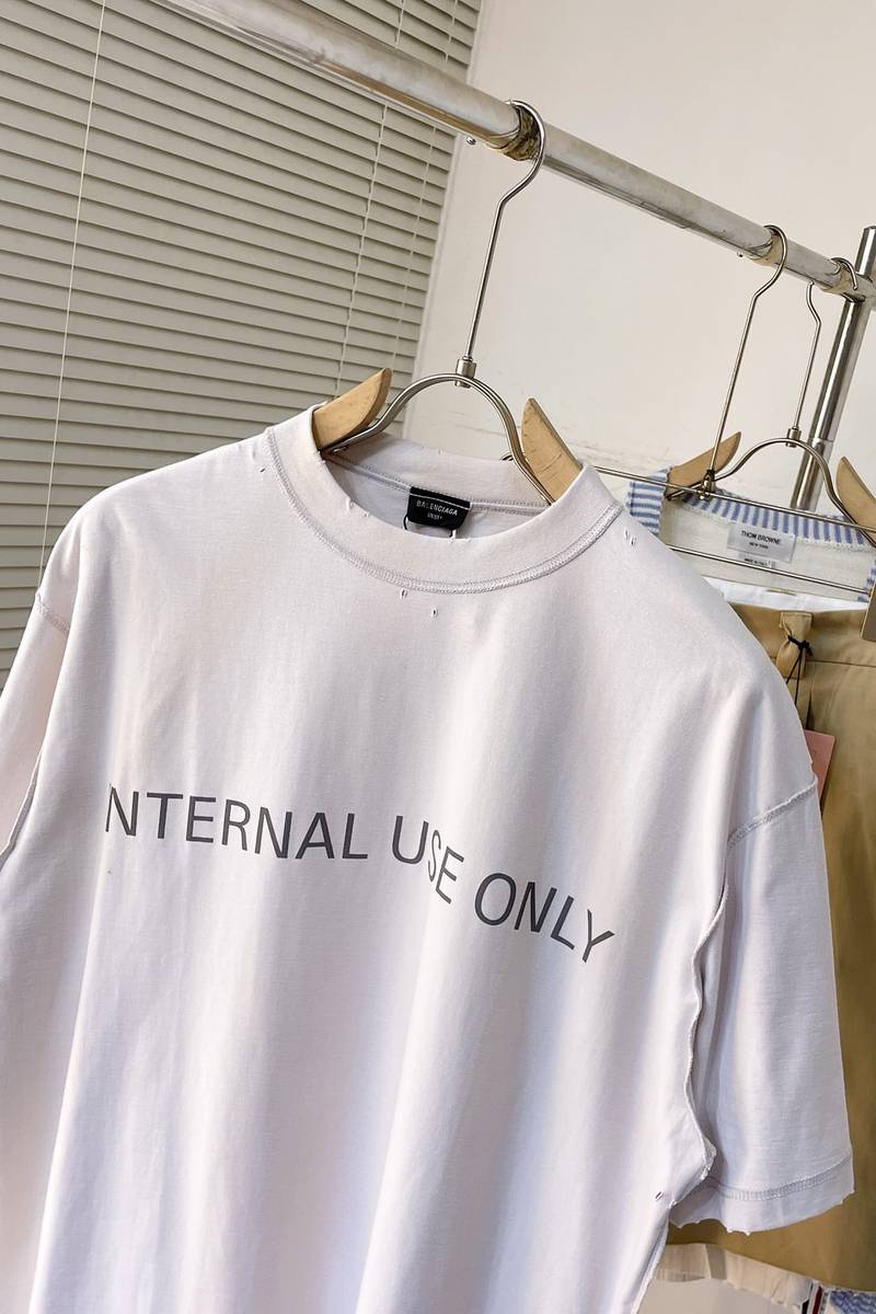 Balenciaga Internal Use Only Inside-Out T-Shirt Oversized