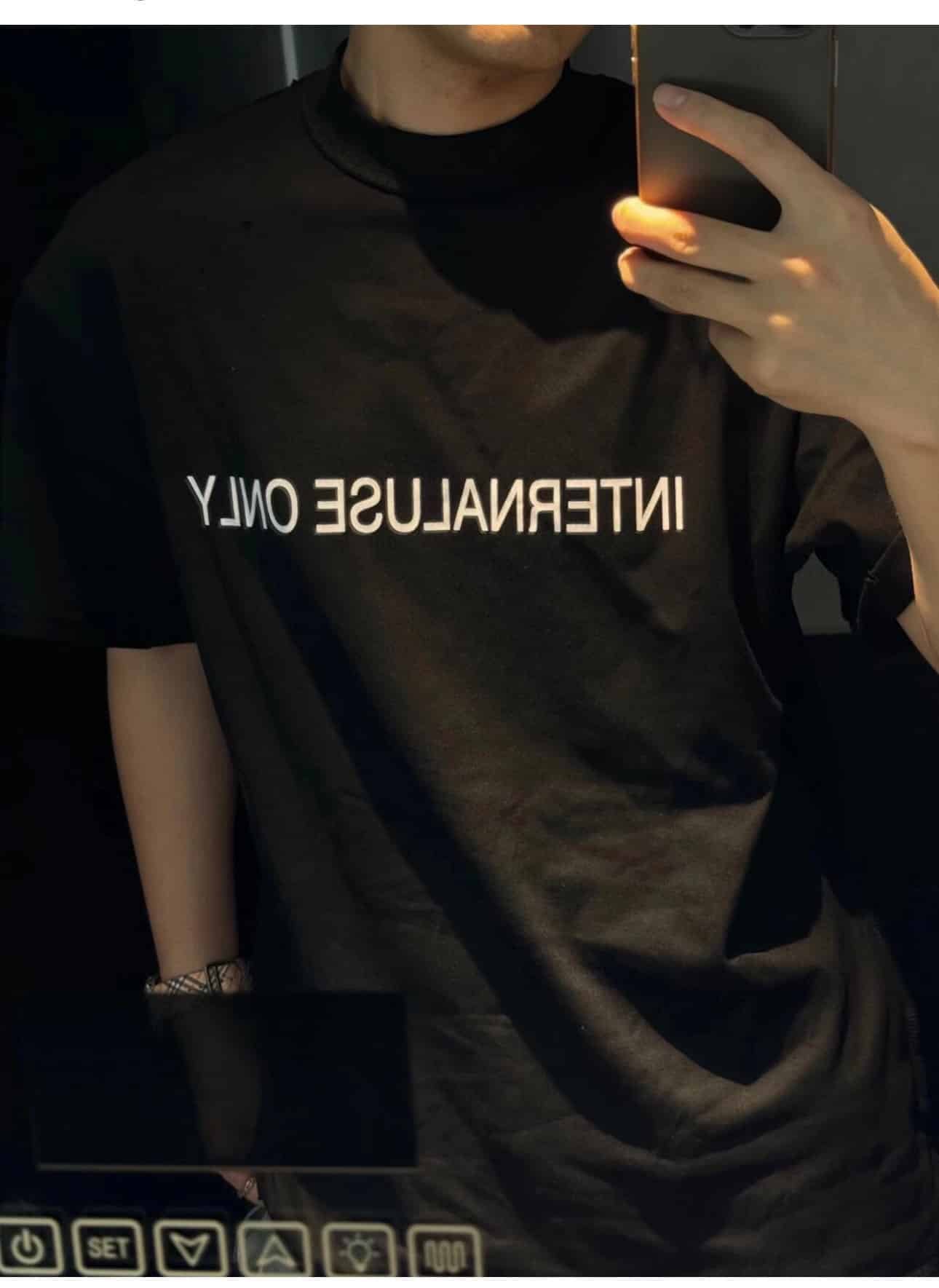 Balenciaga Internal Use Only Inside-Out T-Shirt Oversized