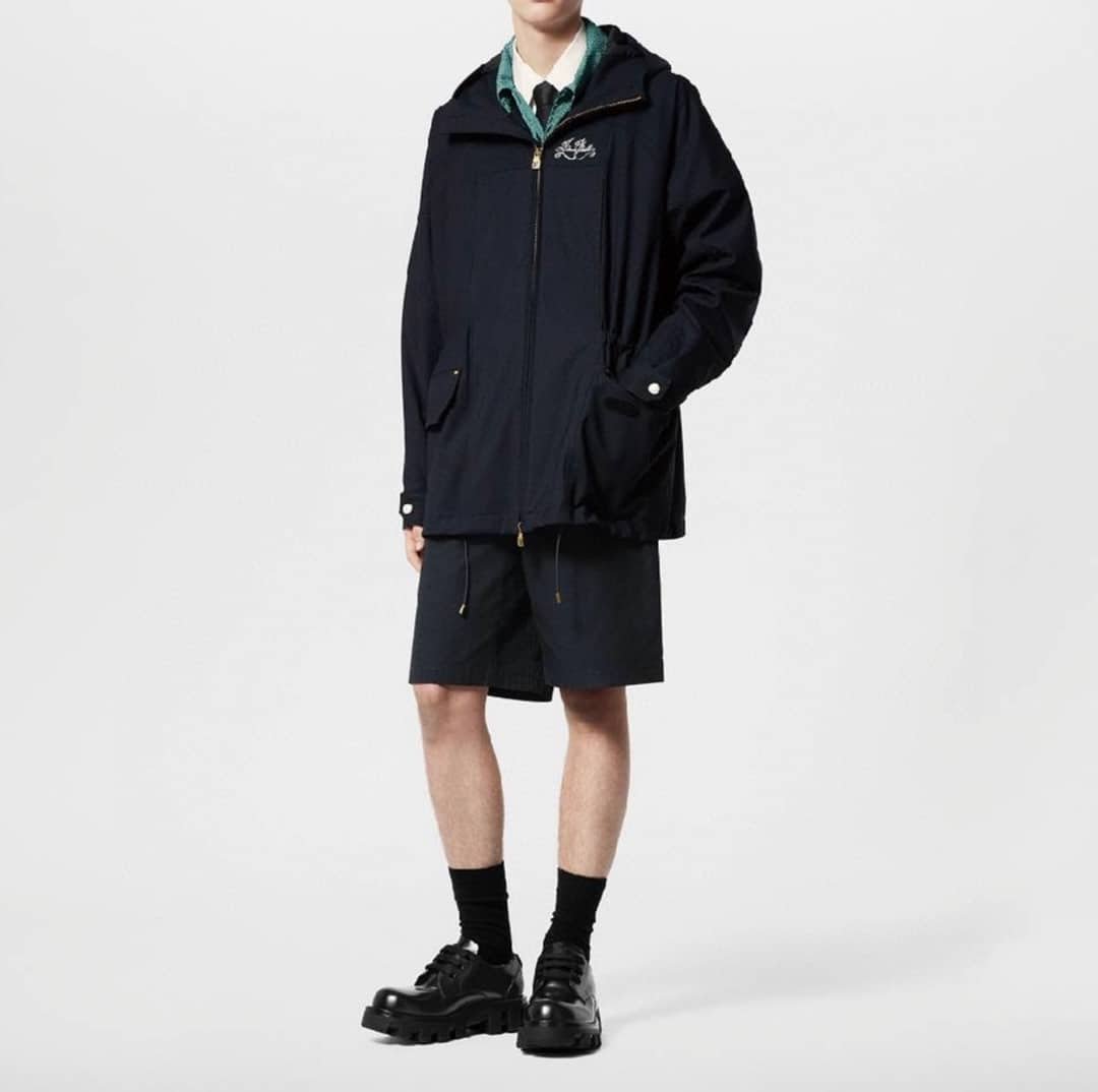 LV Technical Wool Parka