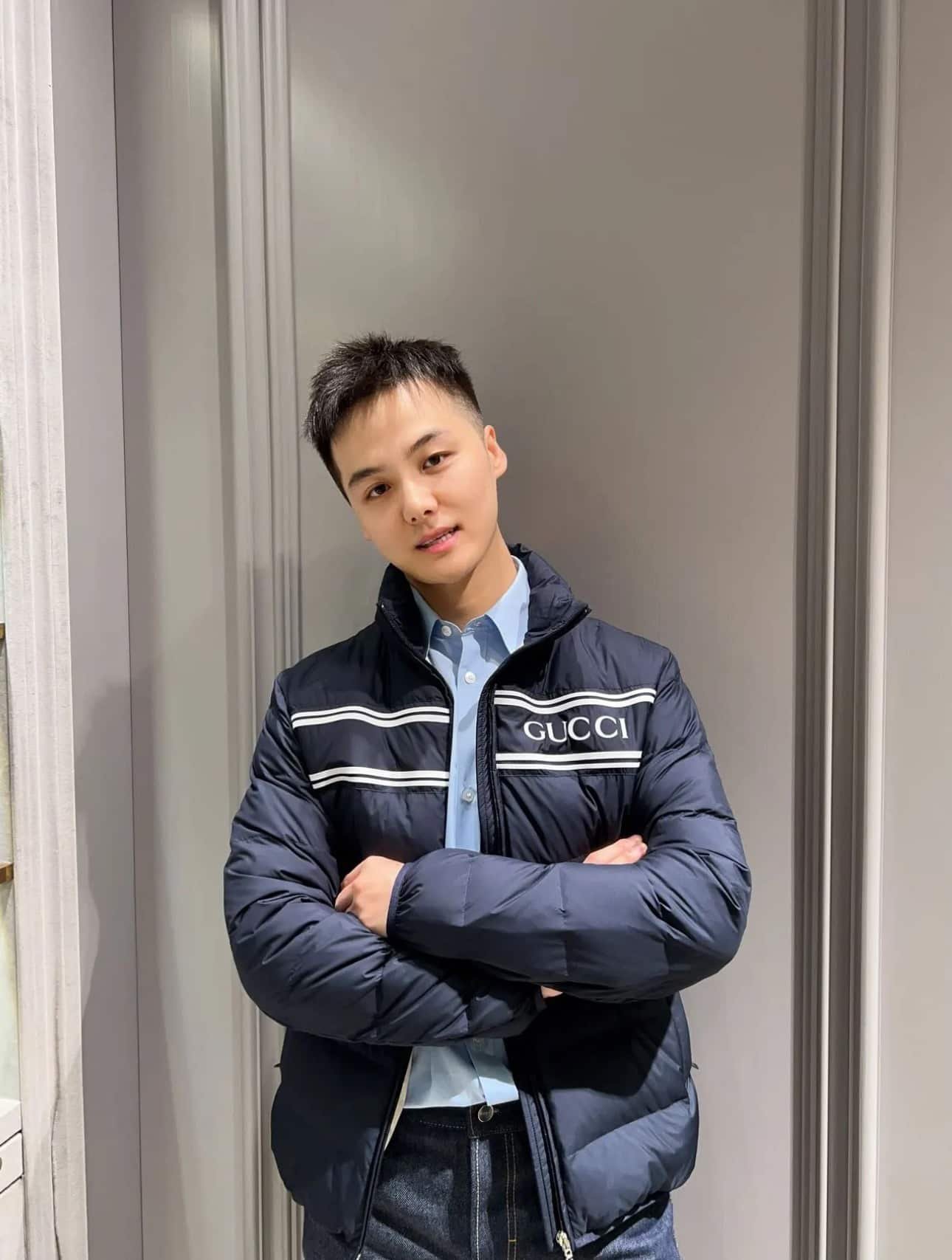 Nylon puffer jacket
