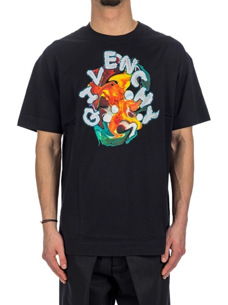 GIVENCHY Psychedelic oversized t-shirt in cotton