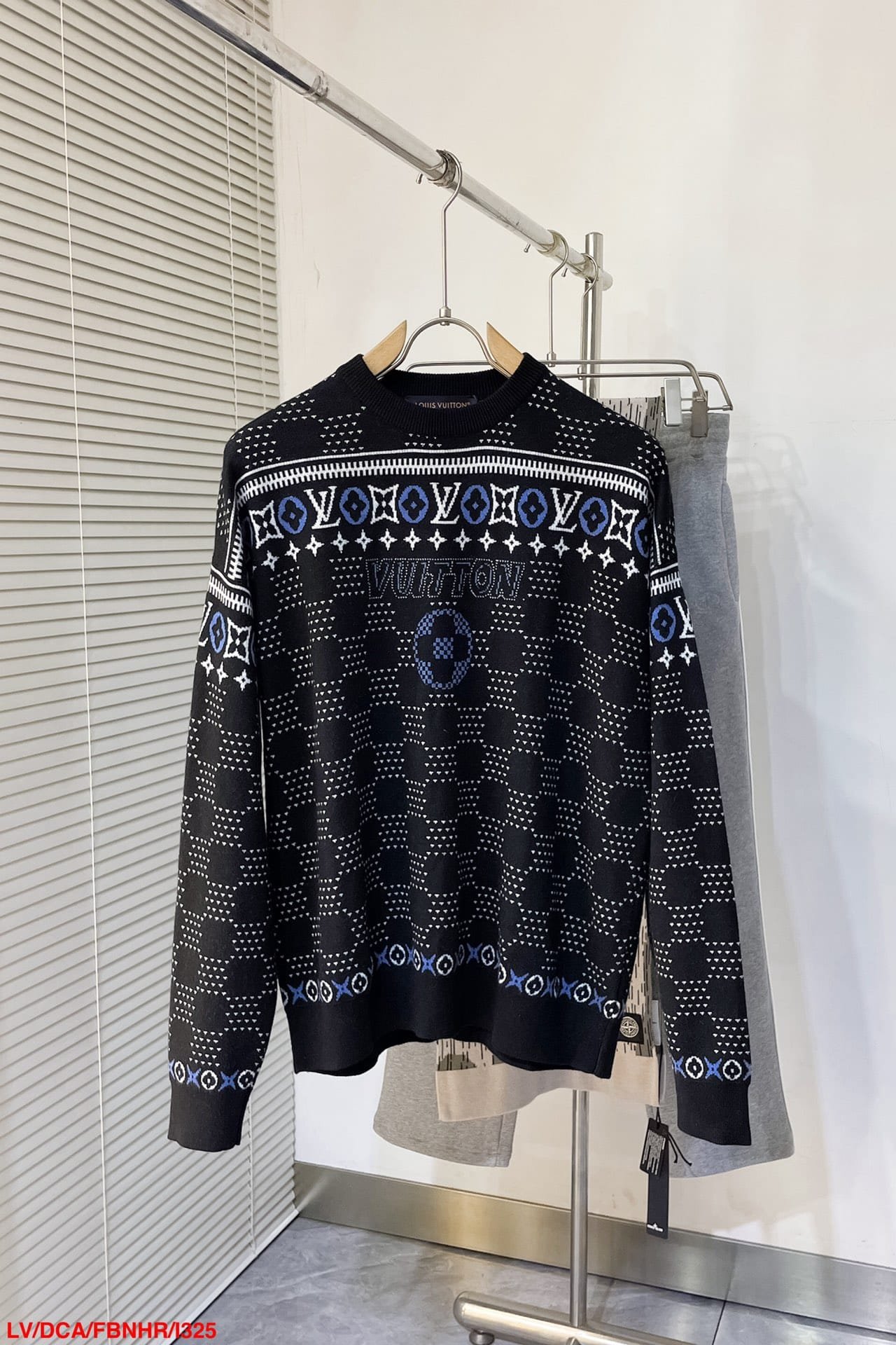 Jacquard Wool Pullover