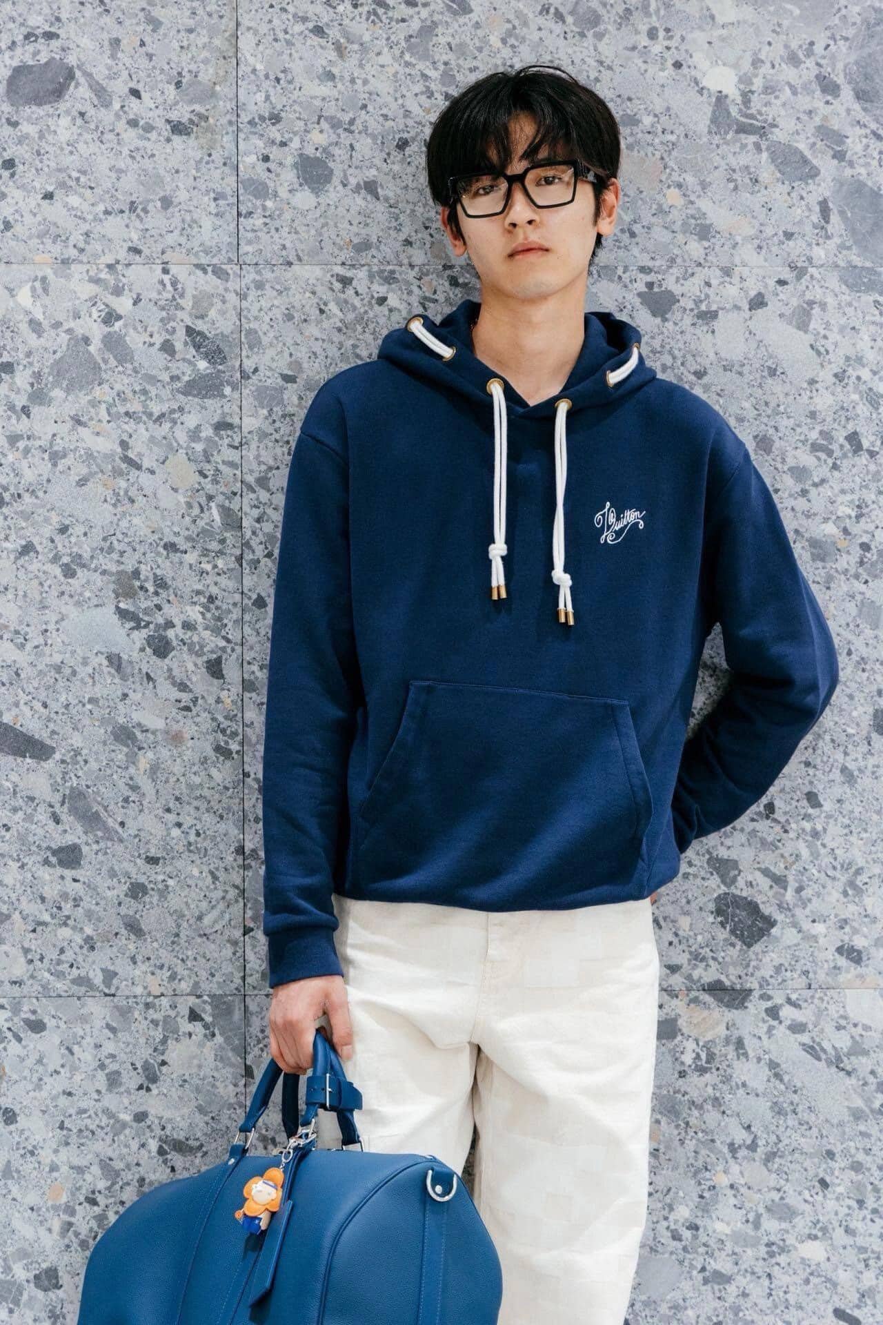 LV Cotton Jersey Hoodie